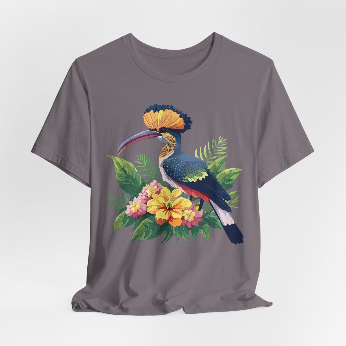 Unisex Animal Tee Shirt With Art Design Wild Animals Short Sleeve Jersey Tee For Everyday