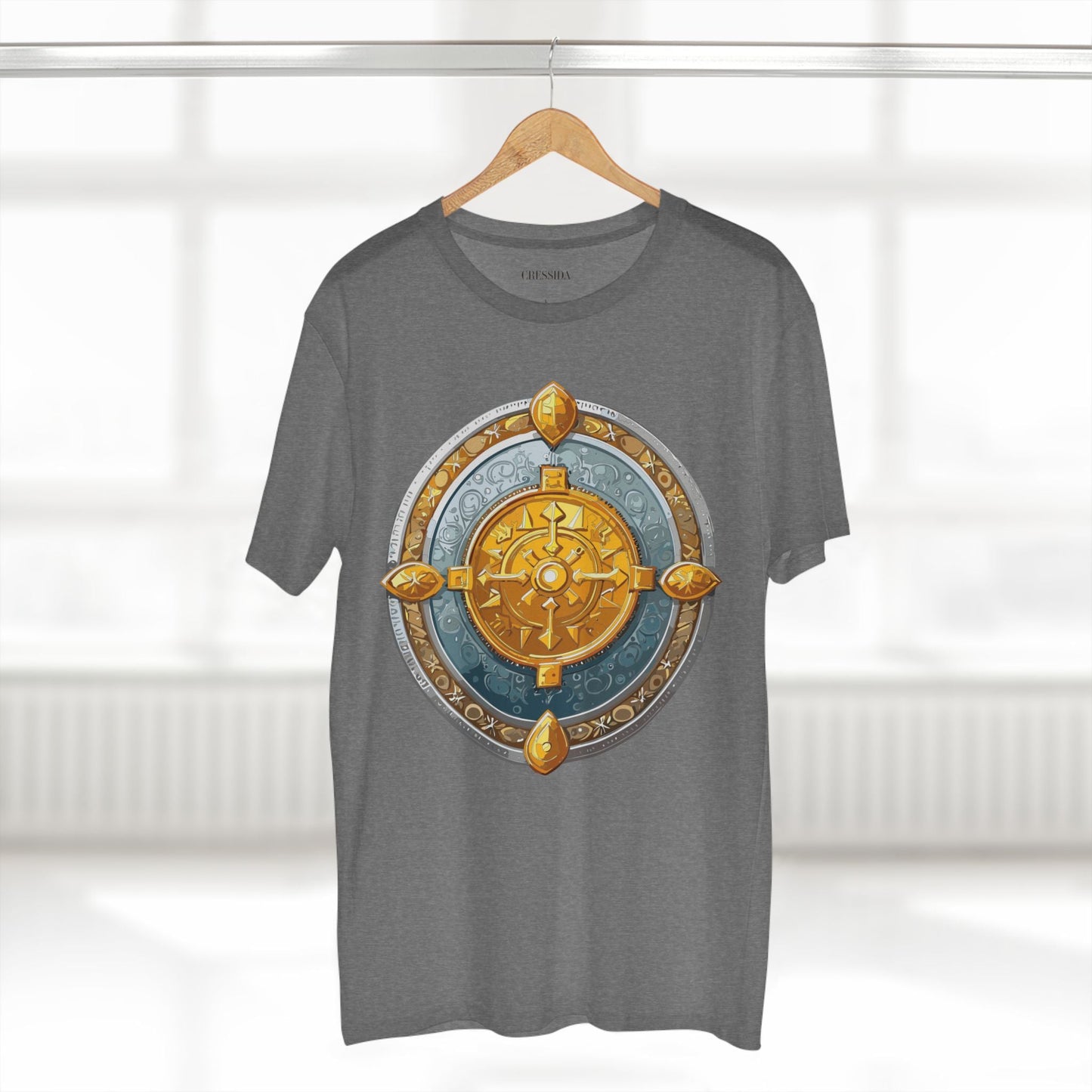 Antique Gold Coin Graphic Design T-Shirt Unisex 100 Cotton With Golden Print Artwork Tee 7