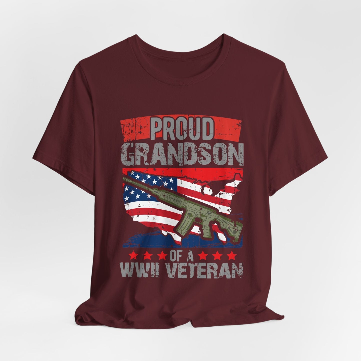 Army Veteran Patriotic Graphic Design Unisex Cotton T-Shirt v16