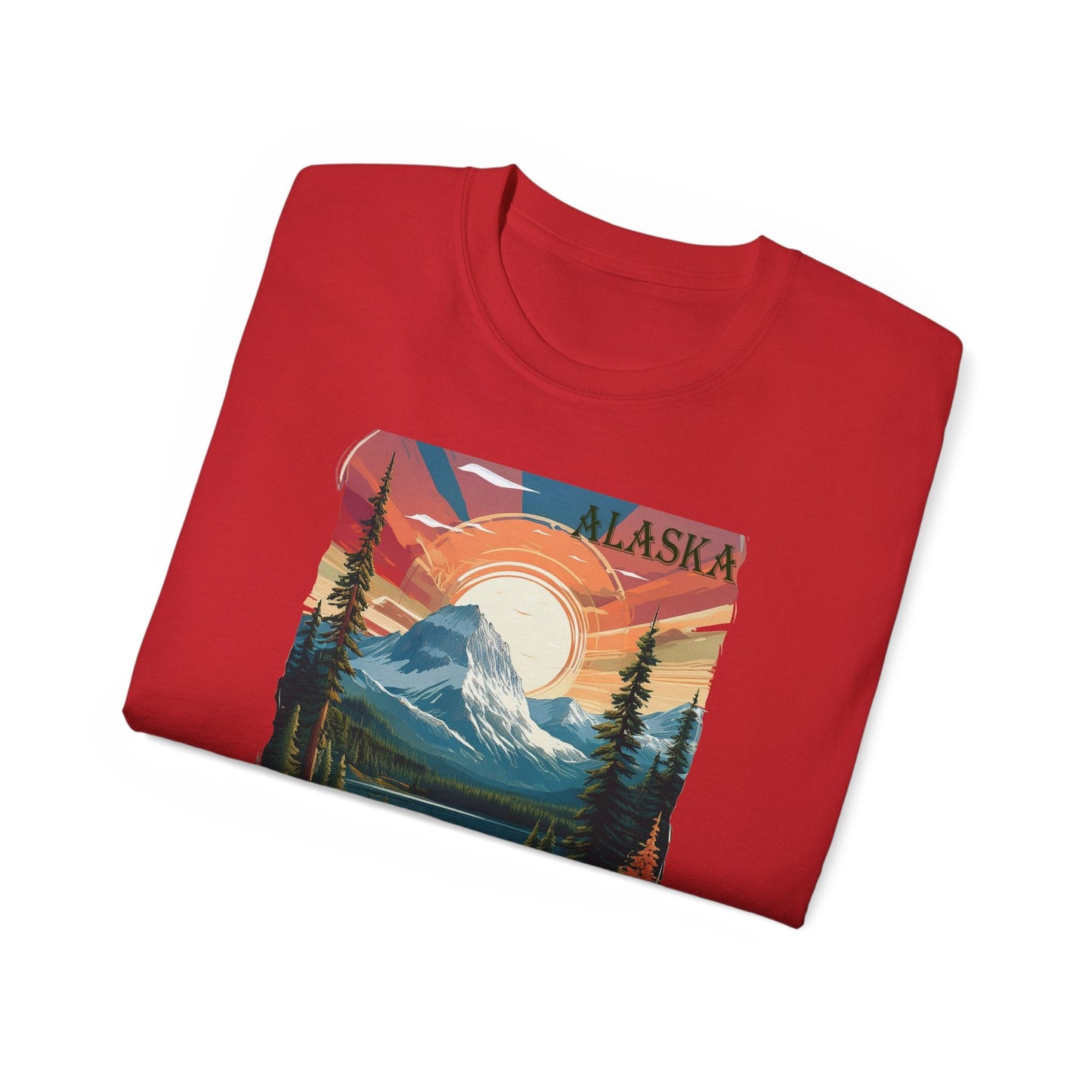 Alaska Graphic Unisex Cotton T‑Shirt 4