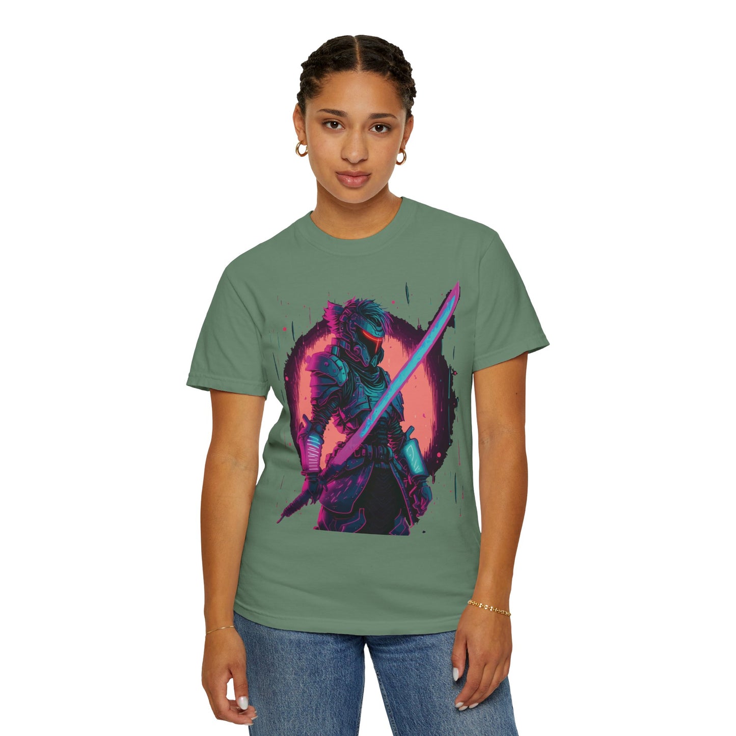 Unisex T-shirt with Knight in Armor