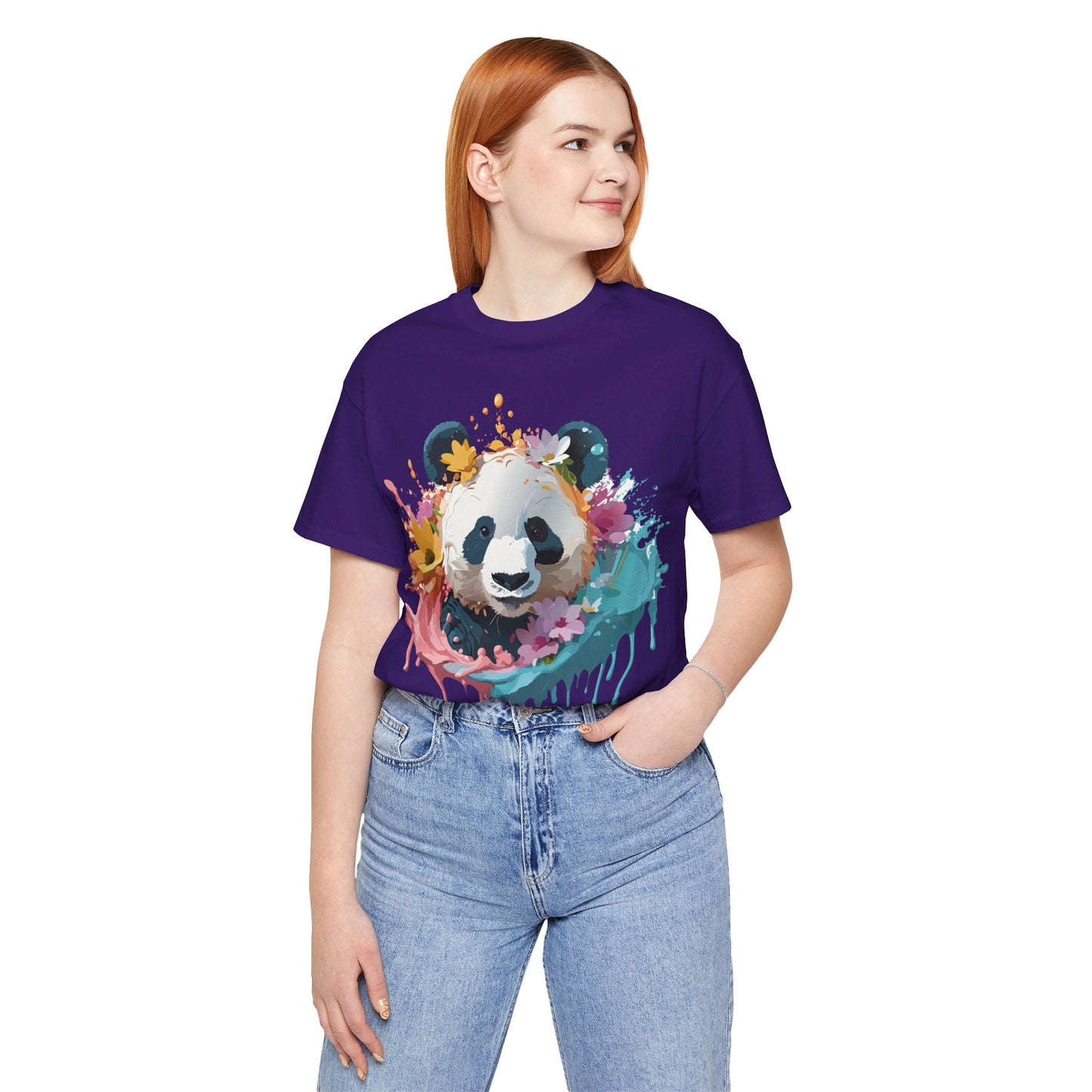 Adelpha Panda Graphic Tee Unisex Short Sleeve Vintage Inspired Artwork Shirt Premium Quality