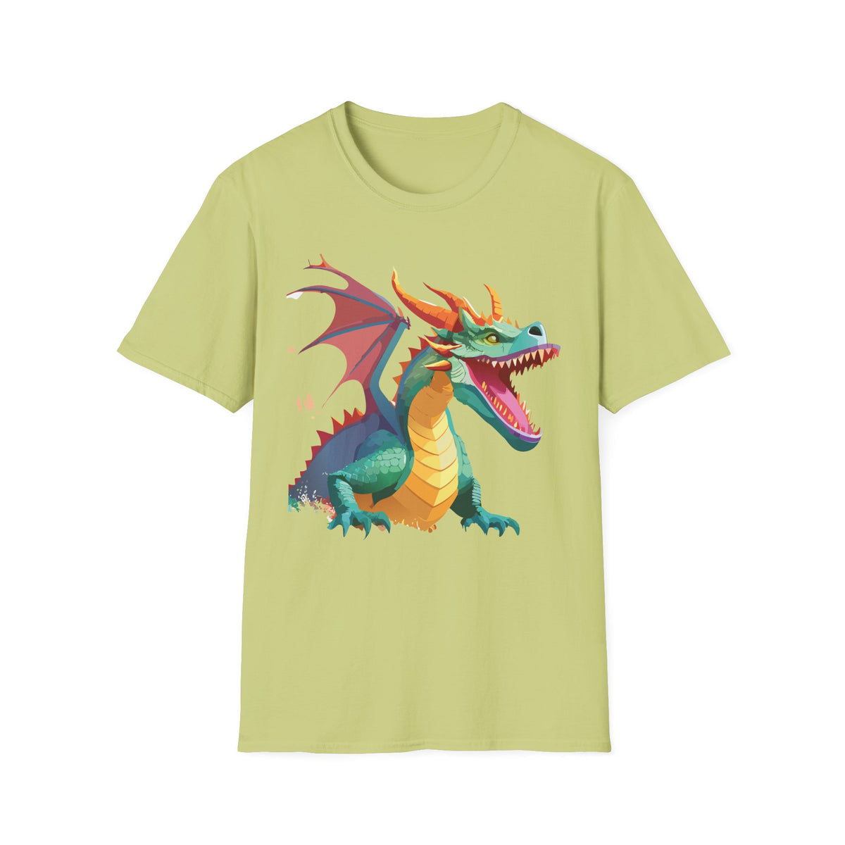 Dragon Graphic Tee Gildan Unisex 100 Cotton Tee Shirt with Animals m12