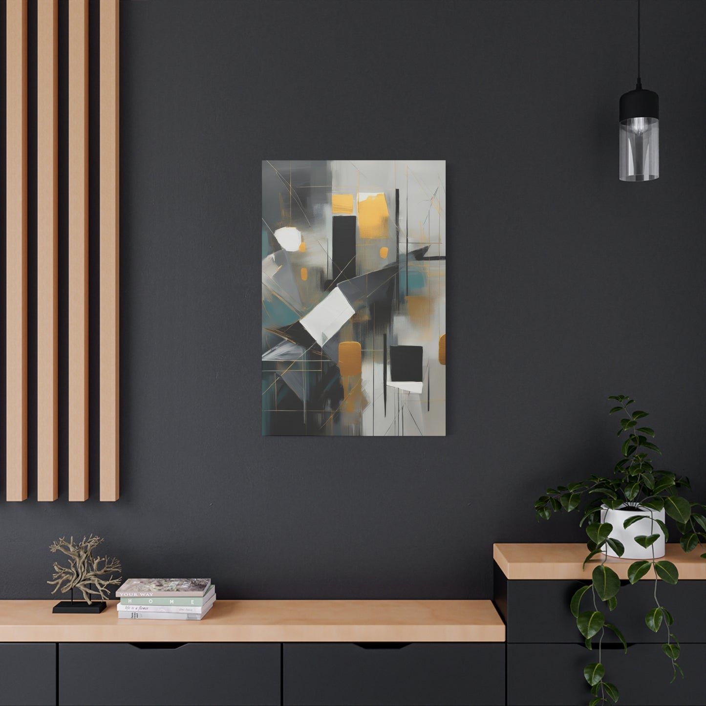 Abstract Oil Painting Print Canvas 20x24,20x30,24x30 24x32,24x36,30x40 32x48,36x48,40x60 Pine-Wood Inner Frame ABS-205