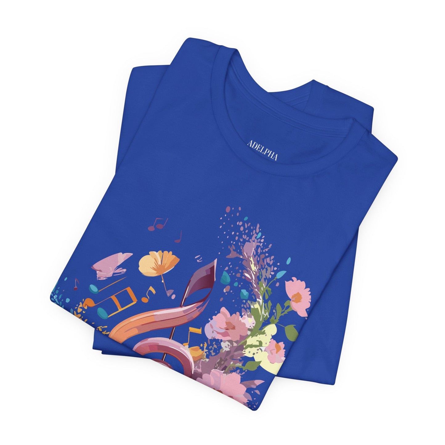Unisex Graphic T Shirt From Adelpha With Vintage Music Inspired Artwork Short Sleeve Tee