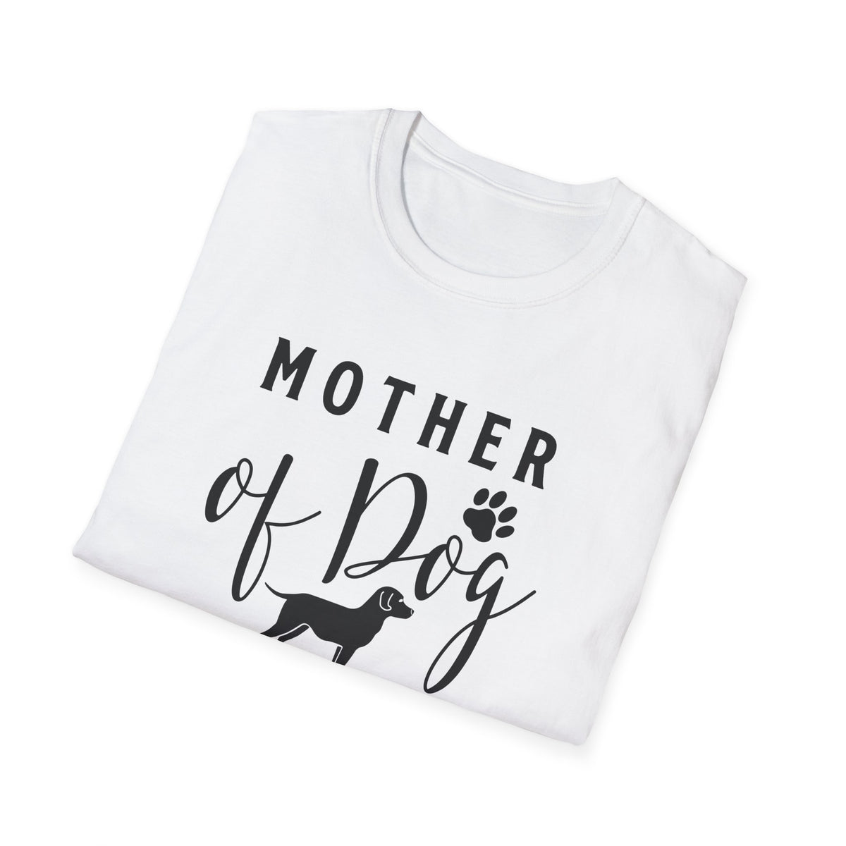Dog Mom Pet Lover Graphic Unisex Cotton T-Shirt