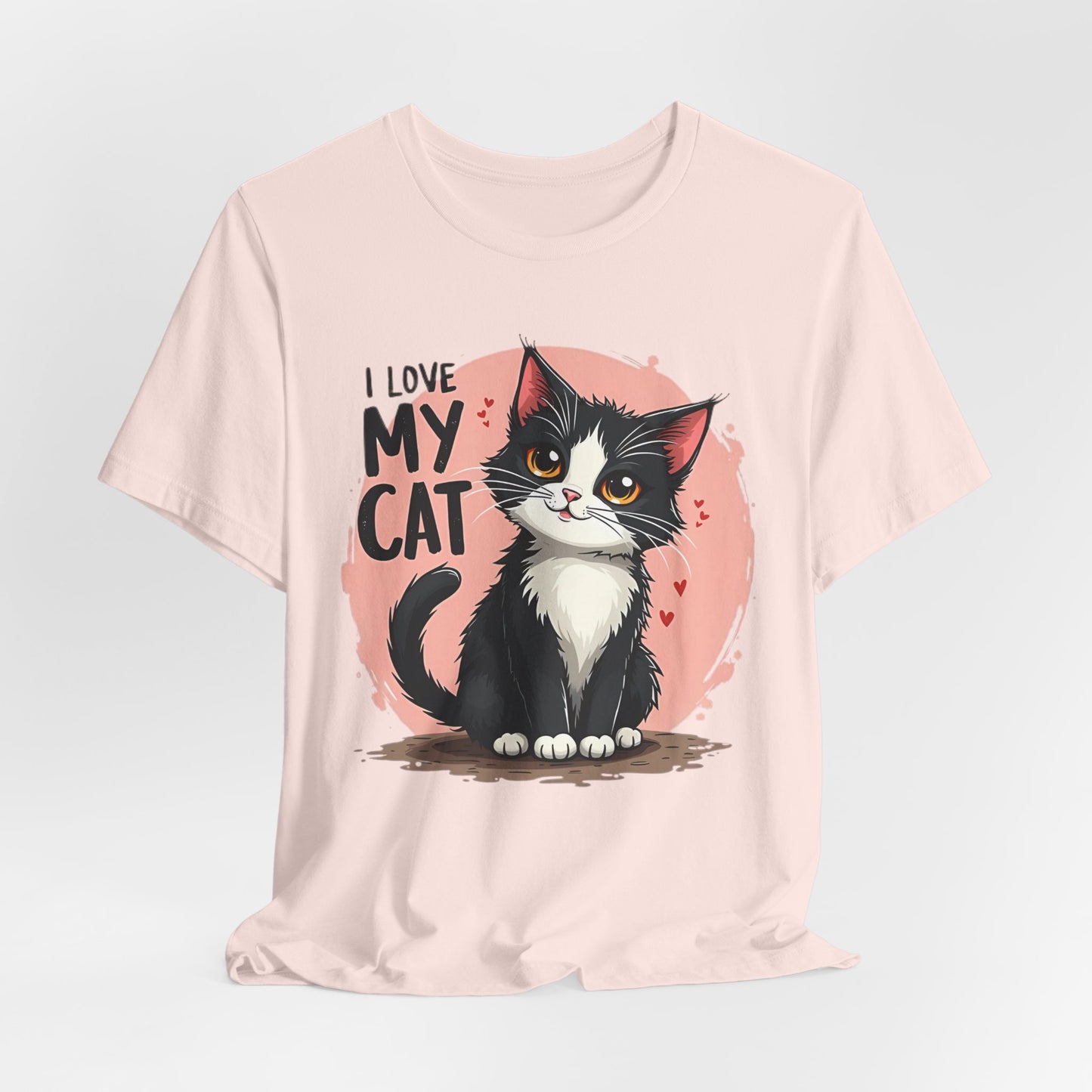 I Love My Cat Shirt, Cat Tee Shirt, Funny Kitty T-Shirt, Kitty Top, Animal Tees, Funny Animal T-Shirt, Graphic Tee