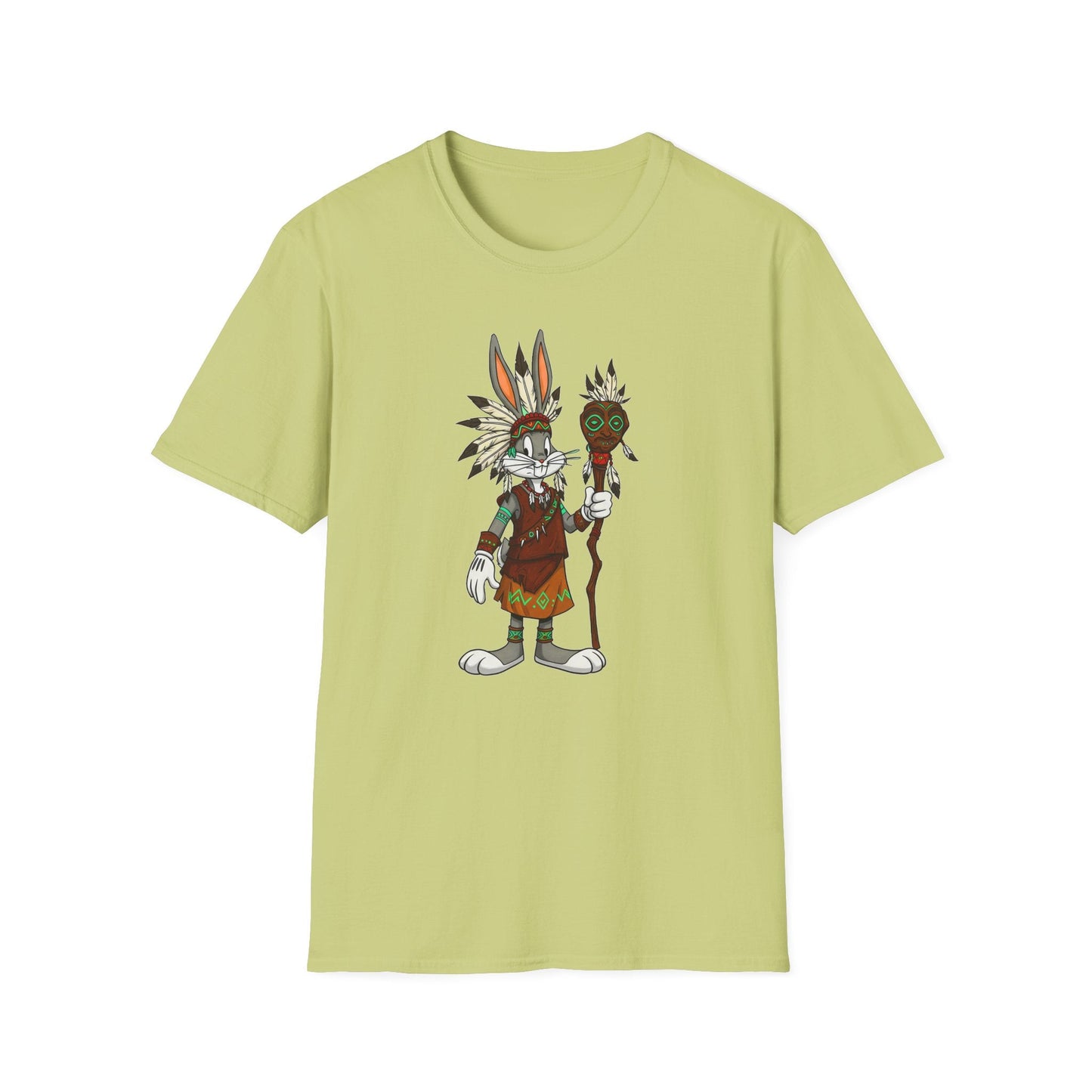 Bugs Bunny T Shirt Unisex Cartoon Character Design Gildan Softstyle 64000 Tee All Sizes
