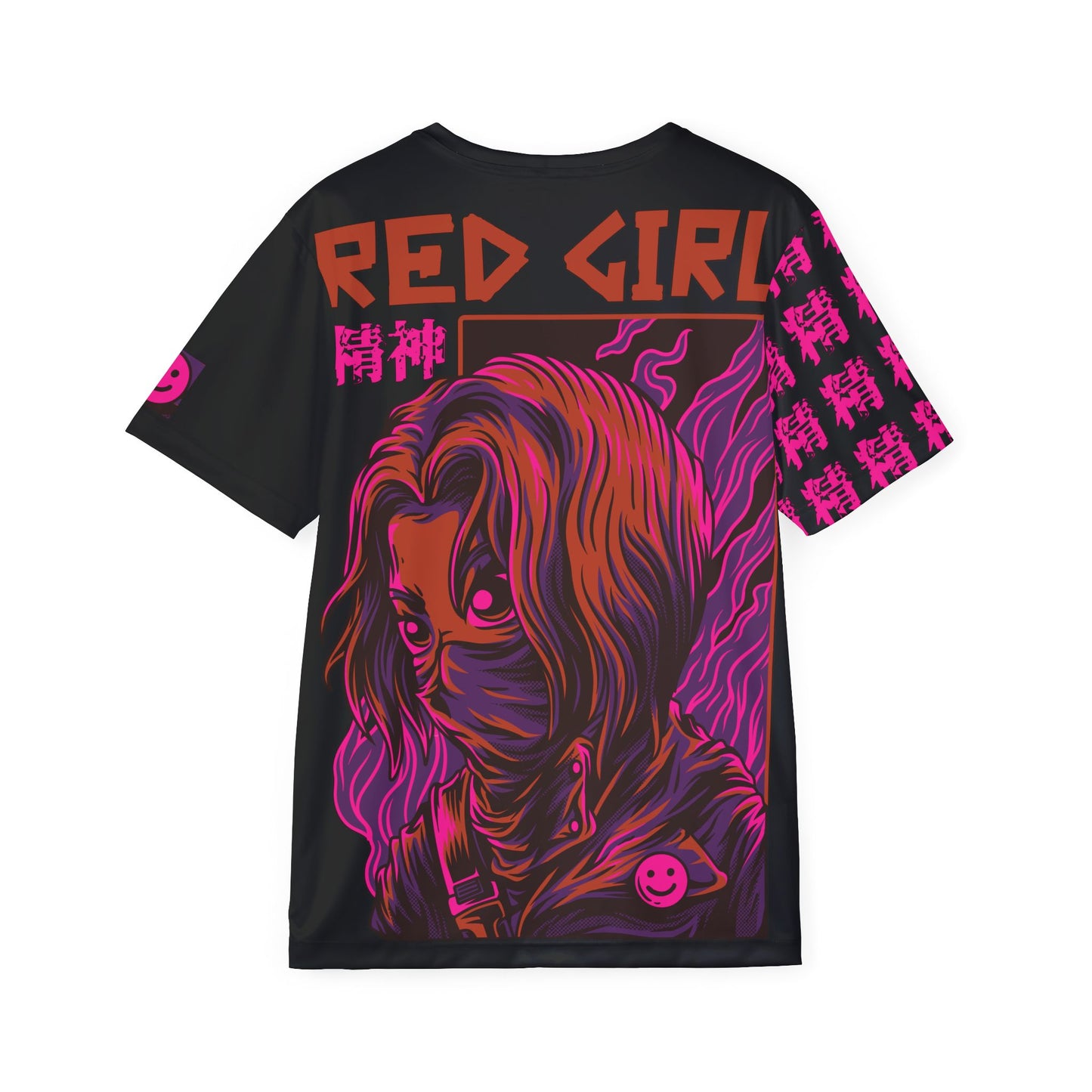 40-Be Fun Graphic T-Shirt, Art Design Poly Shirt, All Over Print Graphic Tee, Monsters T-Shirt, Cartoon Tees