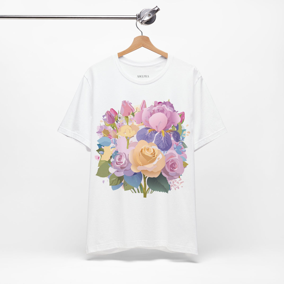 Floral Graphic Tee Shirt - Bella+Canvas Unisex 100 Cotton 41