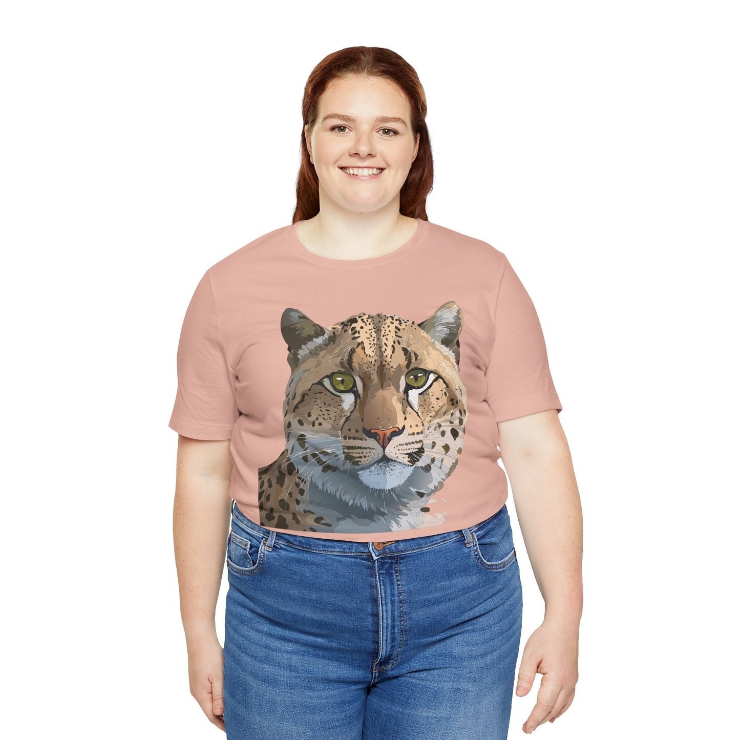 Unisex Animal Shirt With Animals Art Design Tee Short Sleeve Wildlife Print Tee Shirt