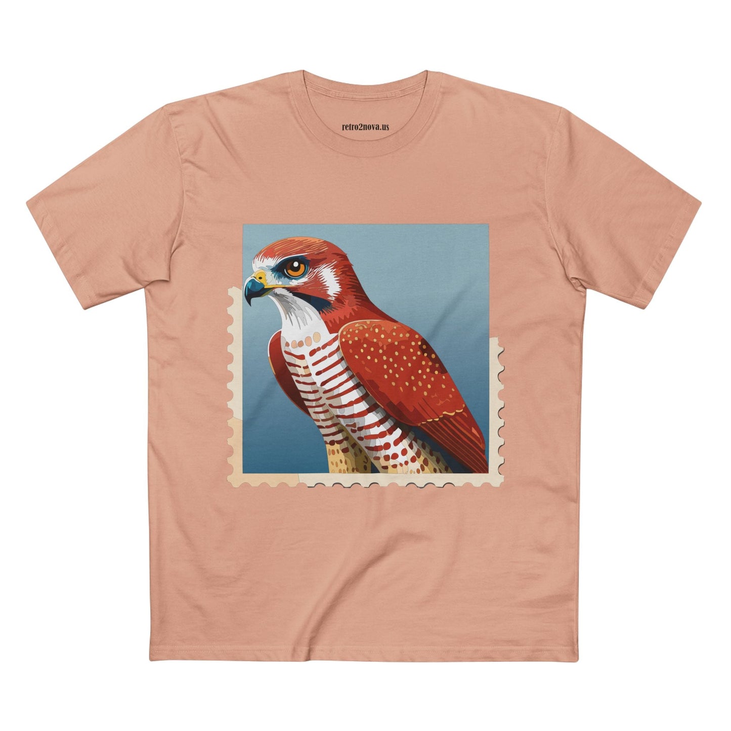 Postage Stamp Shirt Unisex Premium Cotton Tee With Original Art Design By Retro2Nova