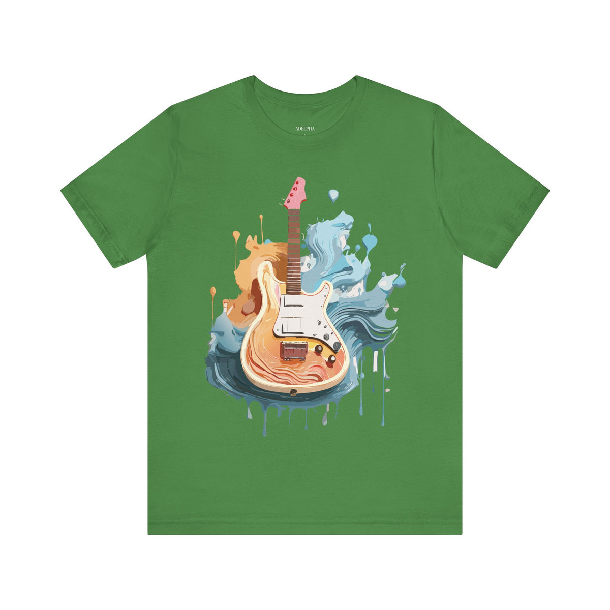 Music Graphic Unisex Cotton Bella+Canvas Tee with Art Design n160