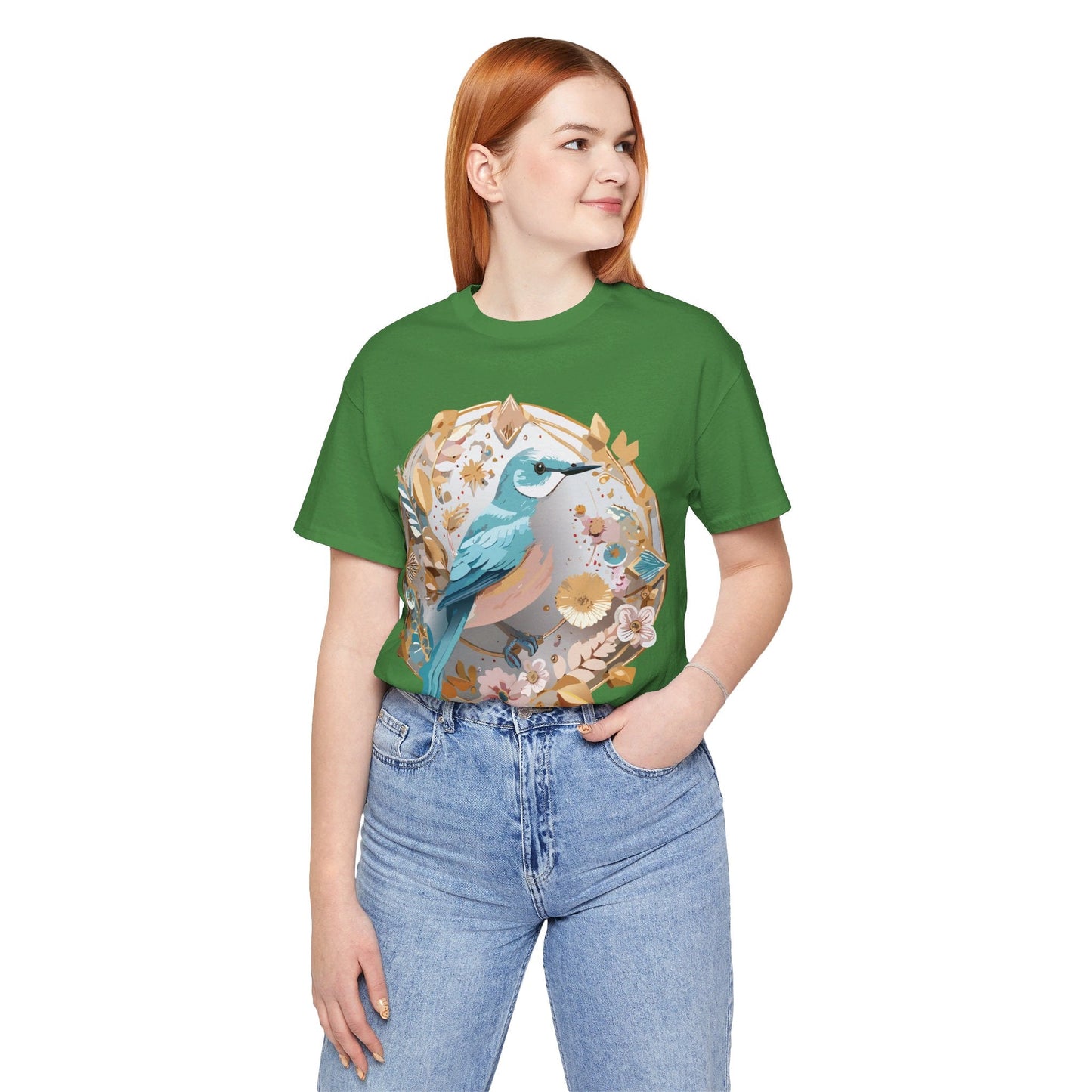Adelpha Graphic T Shirt Unisex Jersey Short Sleeve Medallion Artwork Vintage Inspired Tee