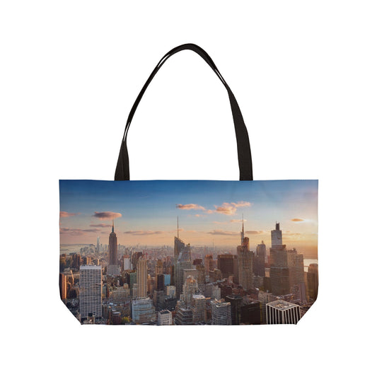New York Print Bag High-Quality 100% Spun Poly 24x13 Canvas Art Bag C-10