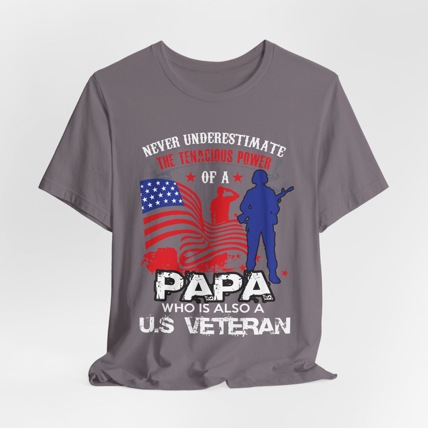 Army Veteran Patriotic Graphic Design Unisex Cotton T-Shirt v53