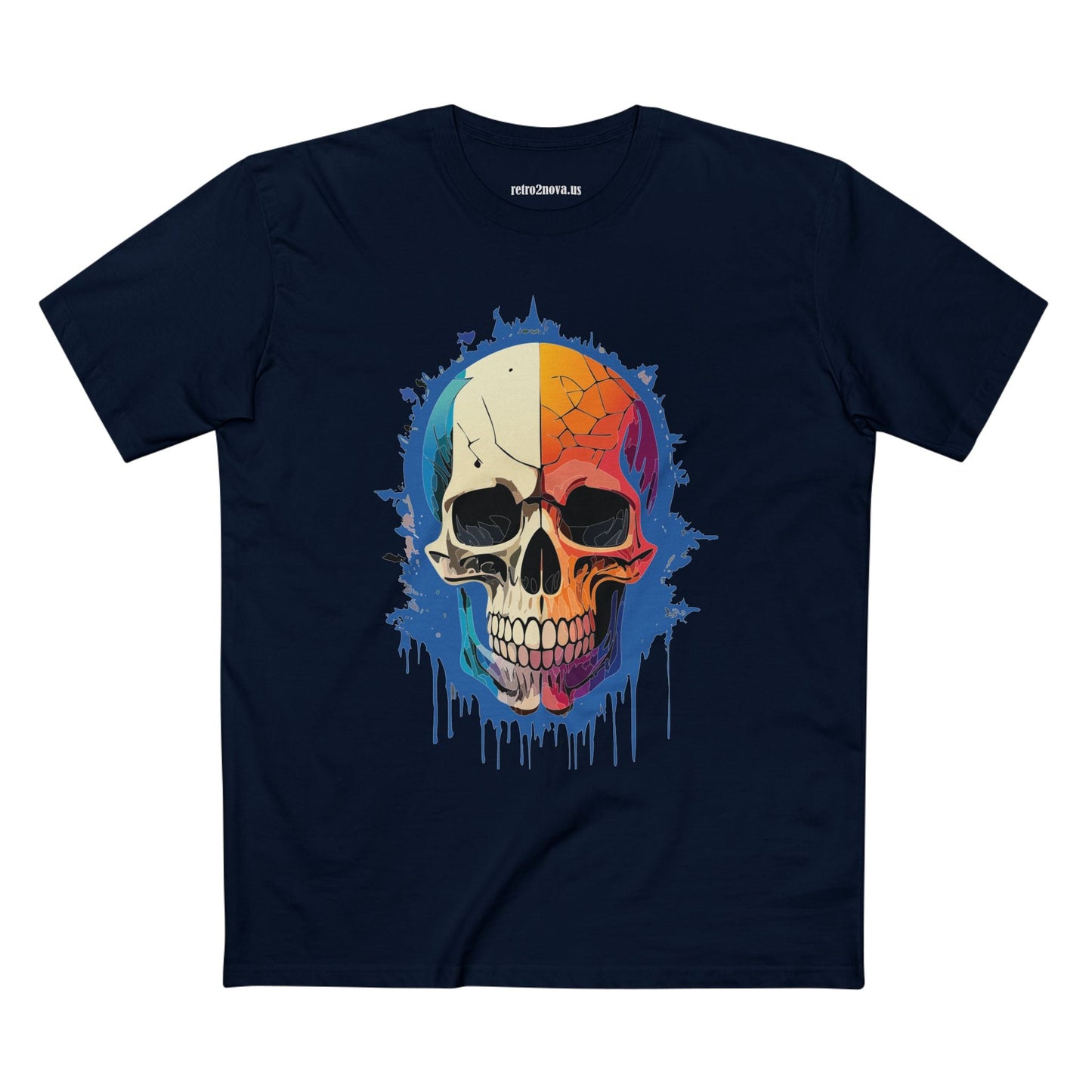 Skull Shirt Unisex Skeleton Tee Premium Cotton Staple With Original Art Design Collection