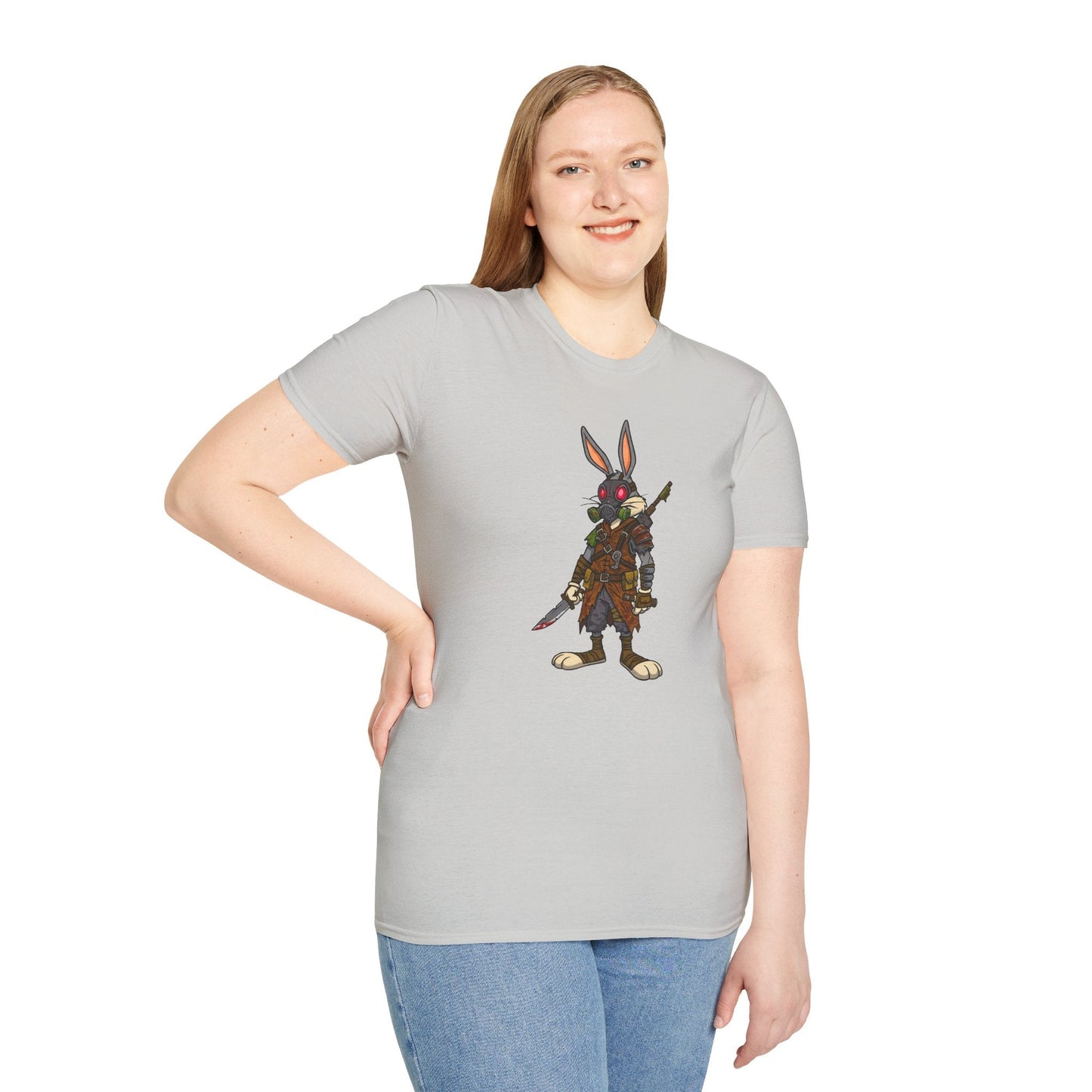 Bugs Bunny T Shirt Unisex Cartoon Tee 100 Percent Cotton Softstyle 64000 With Classic Animation Art