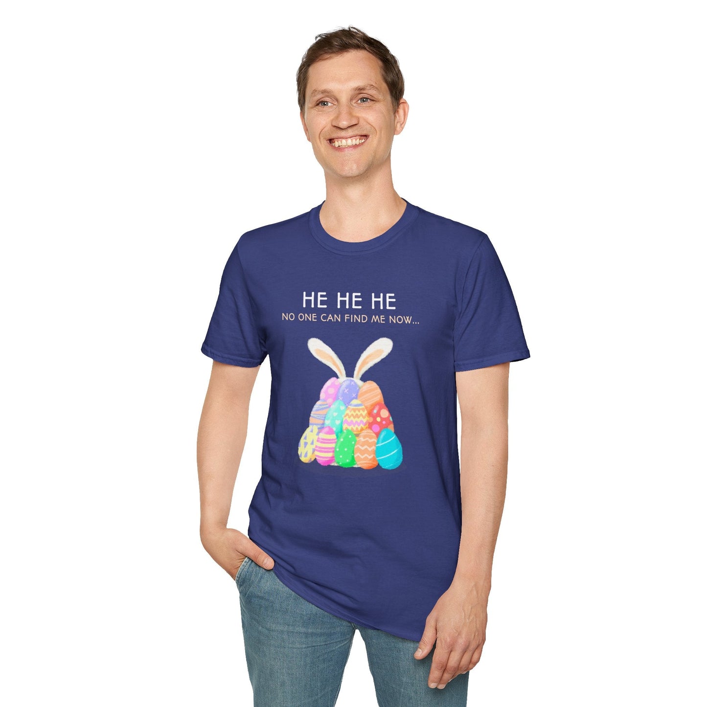 Easter Egg T Shirt Unisex Softstyle 100 Percent Ring Spun Cotton Easter Design Tee