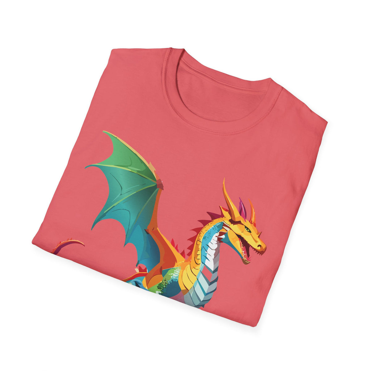Dragon Graphic Tee Gildan Unisex 100 Cotton Tee Shirt with Animals m17