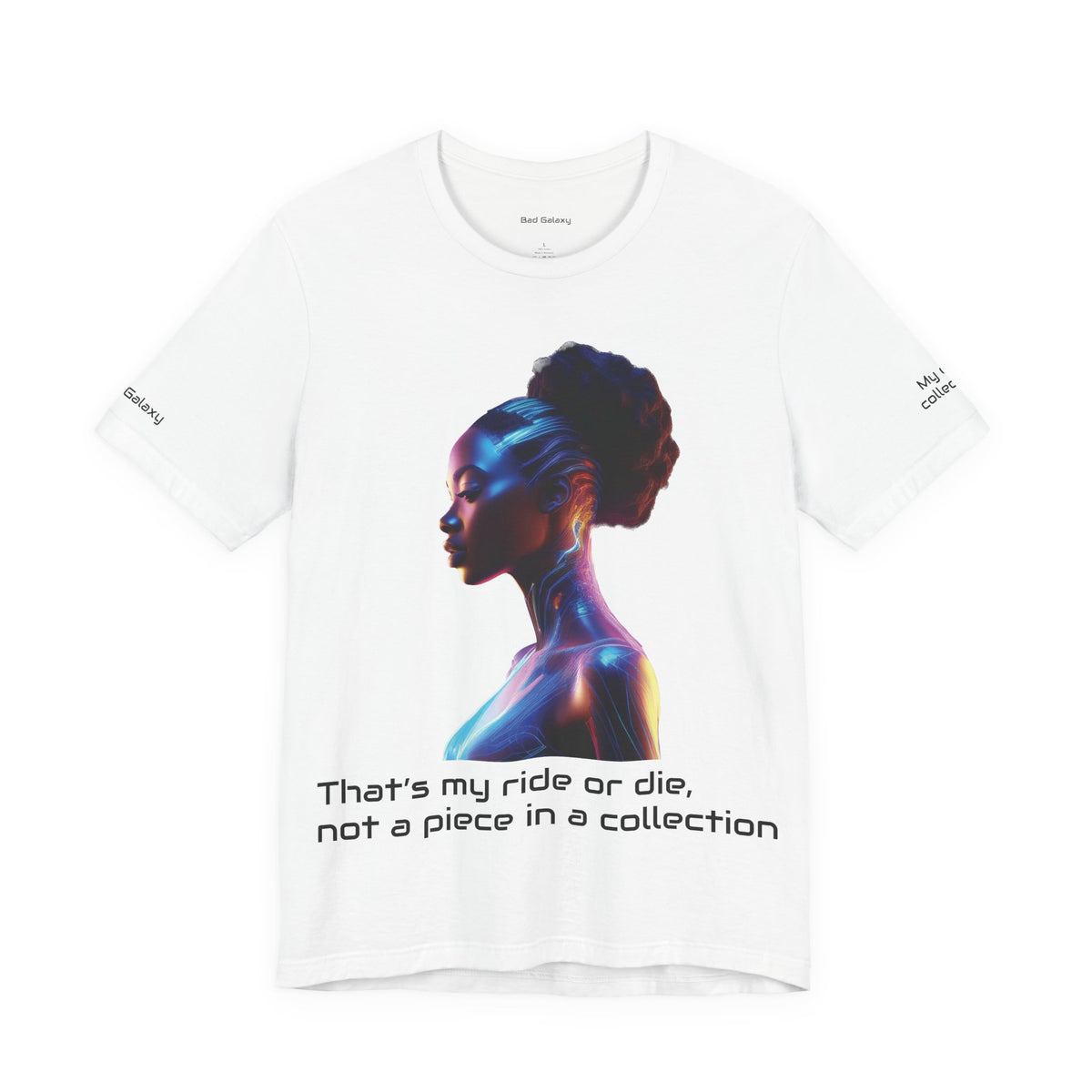 Car Graphic Unisex Cotton Bella+Canvas Tee with Art Design b16