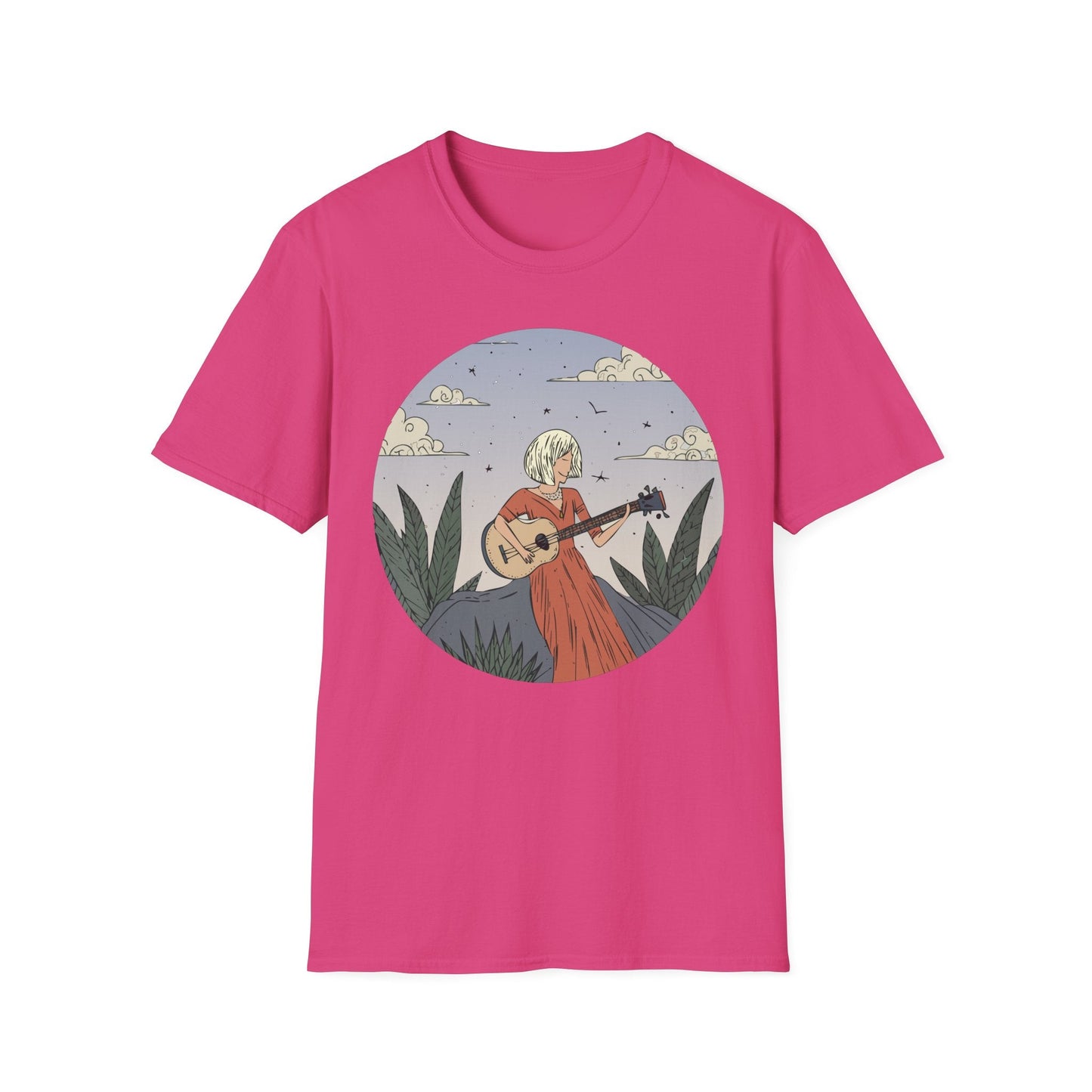 Womens Graphic T Shirts Art Design Tee Unisex Softstyle Gildan 64000 100 Percent Cotton