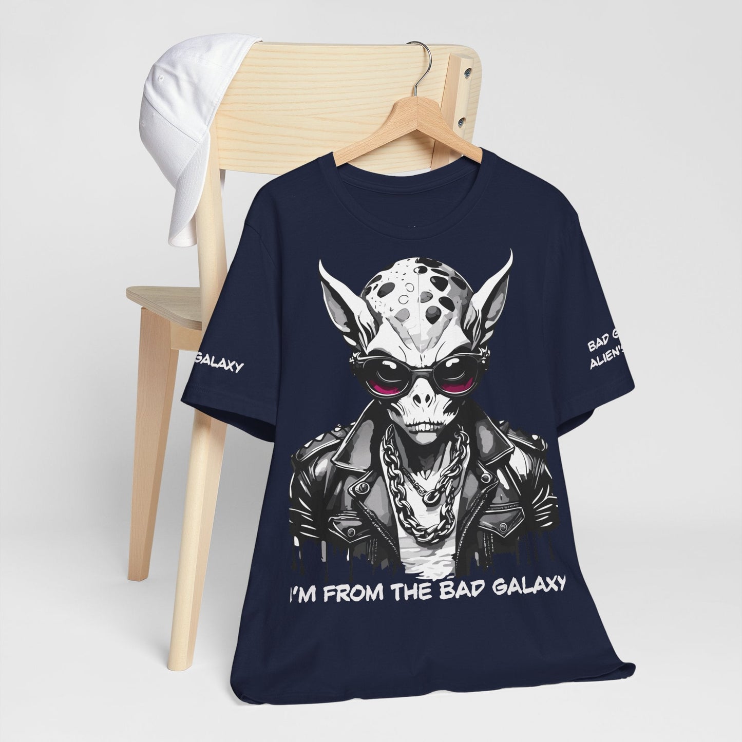 Alien Tee Shirt From Bad Galaxy Made To Order 100 Percent Cotton With Eco Friendly Inks