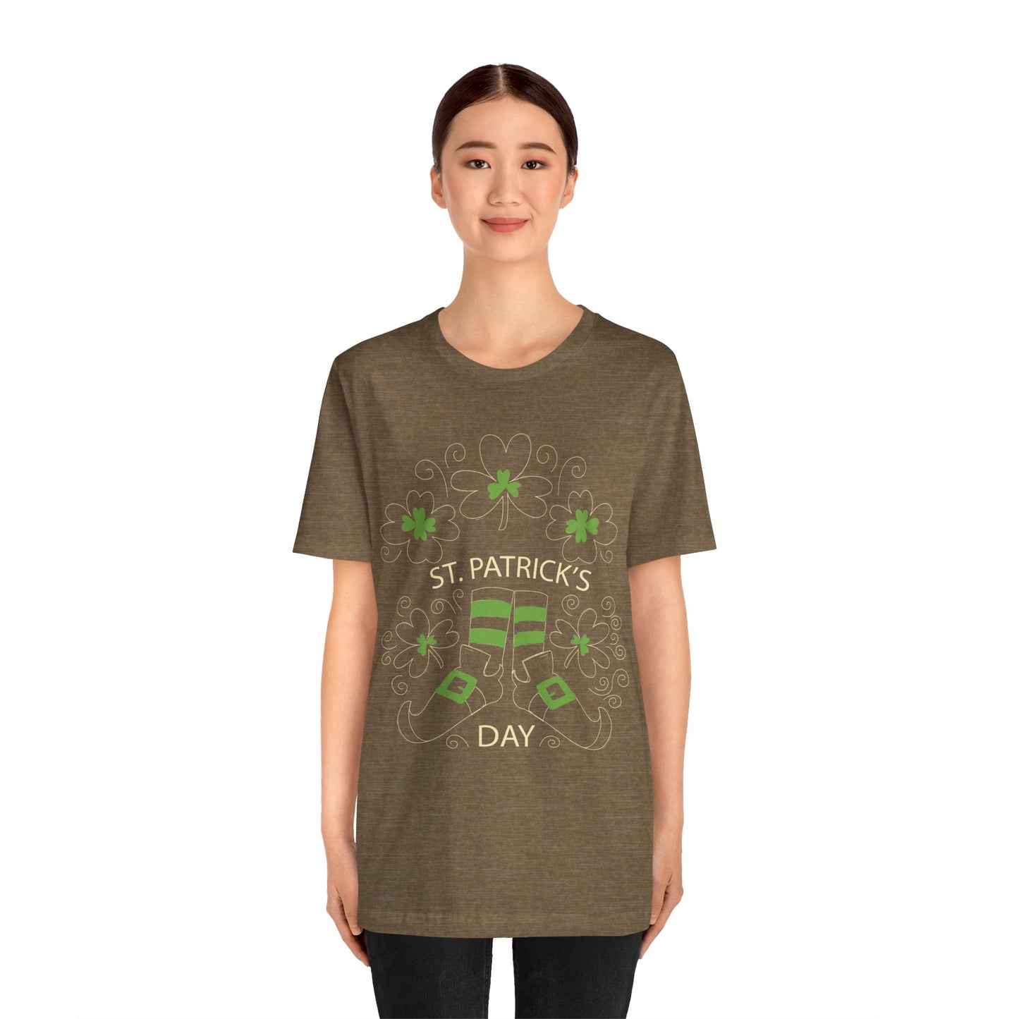 Unisex Cotton Tee Shirt with Lucky Prints