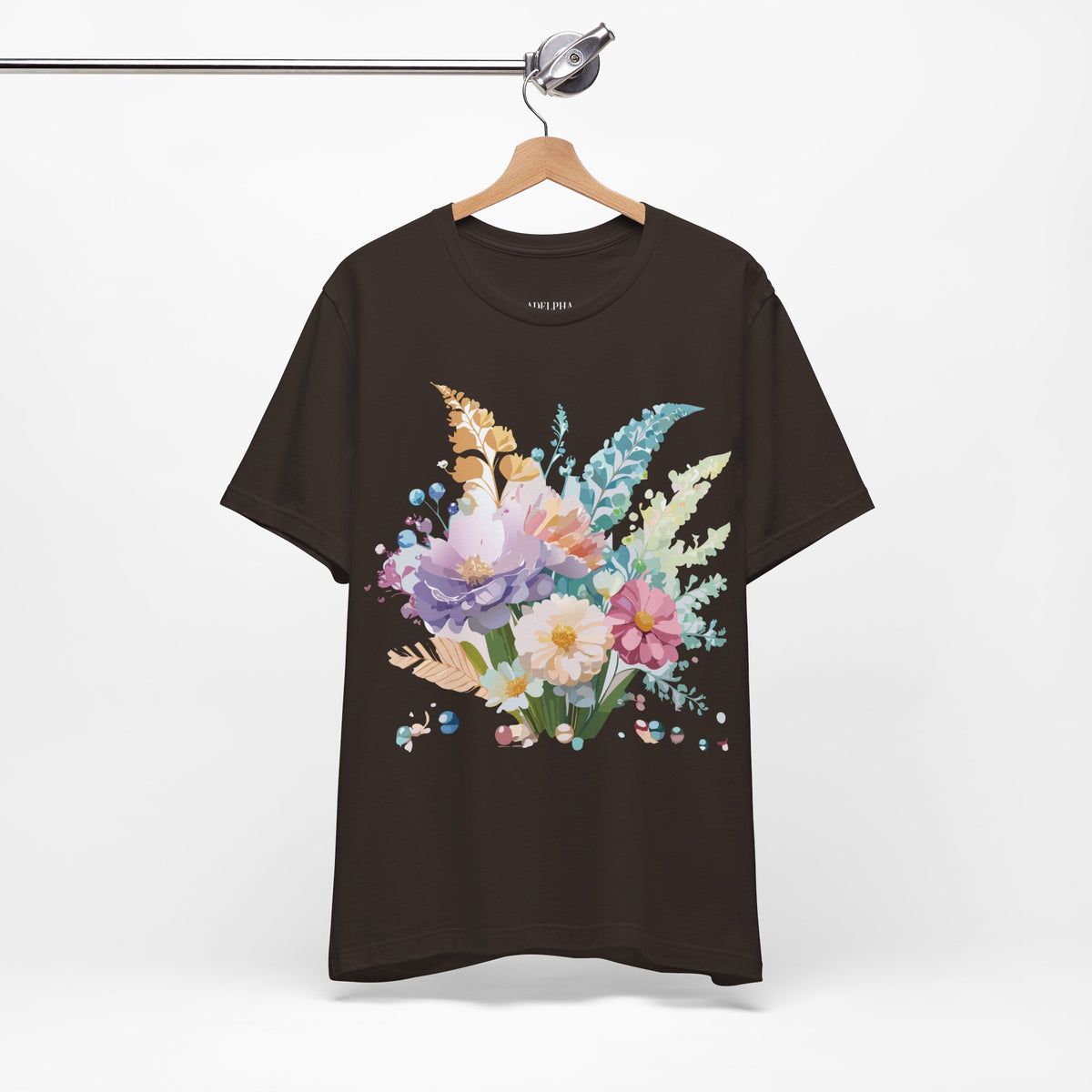Floral Graphic Tee Shirt - Bella+Canvas Unisex 100 Cotton 10