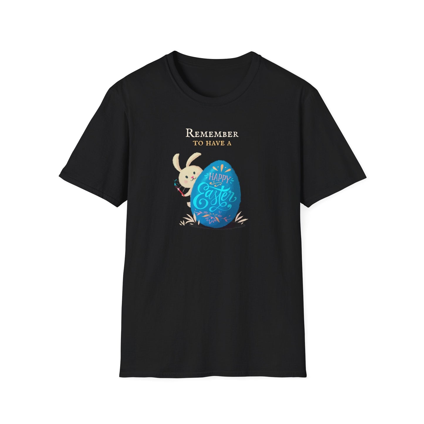 Easter Bunny Egg T Shirt Unisex Softstyle Tee With Easter Signature Prints And Design