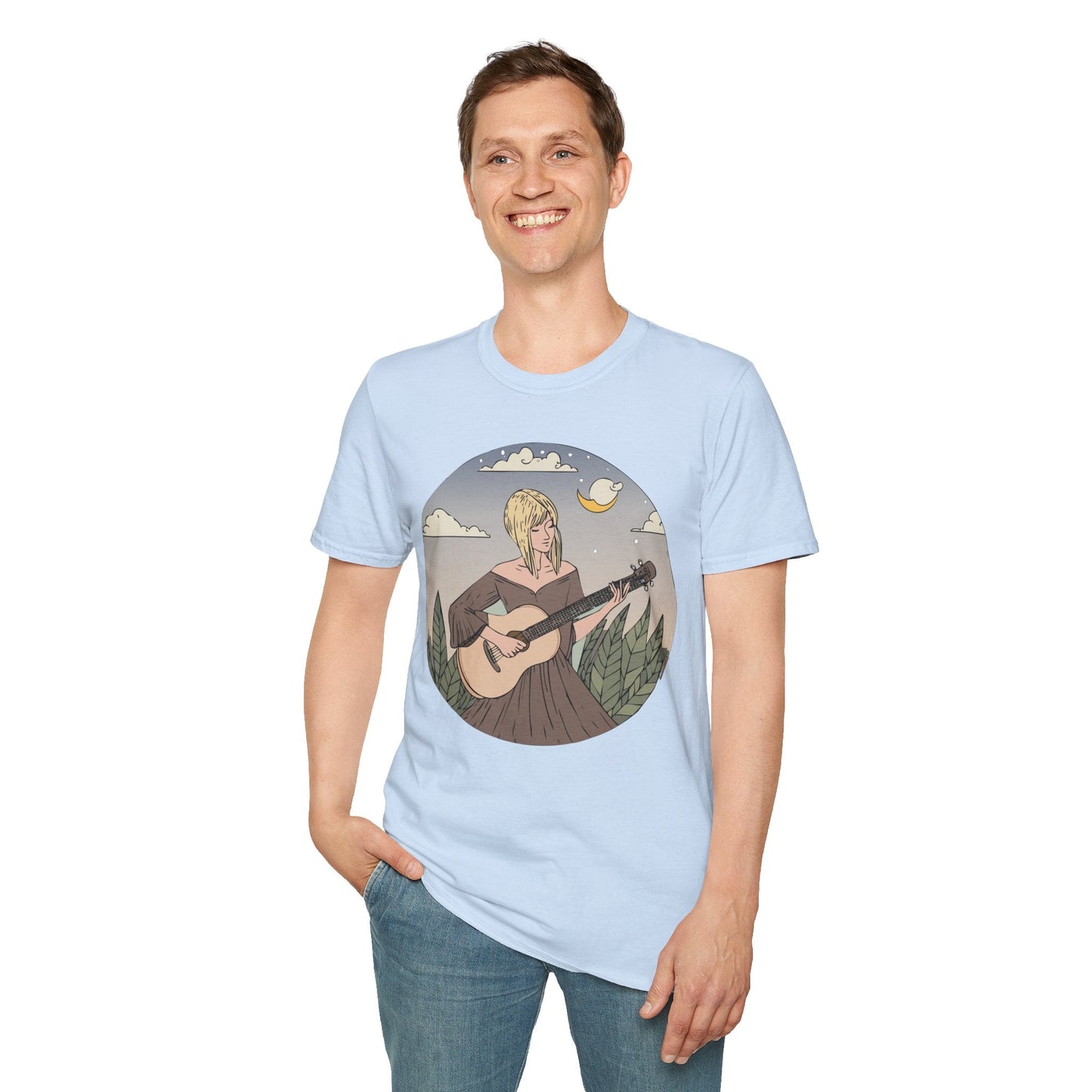 Womens Graphic T Shirts Art Design Shirt Softstyle Unisex Cotton Tee 100 Percent Comfort