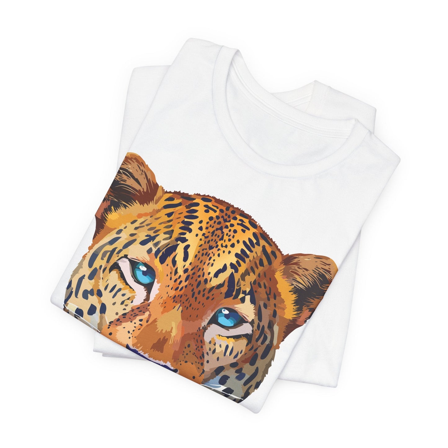 Unisex Animal Print Tee Shirt With Art Design Wild Animals Graphic Tee For Everyday Wear