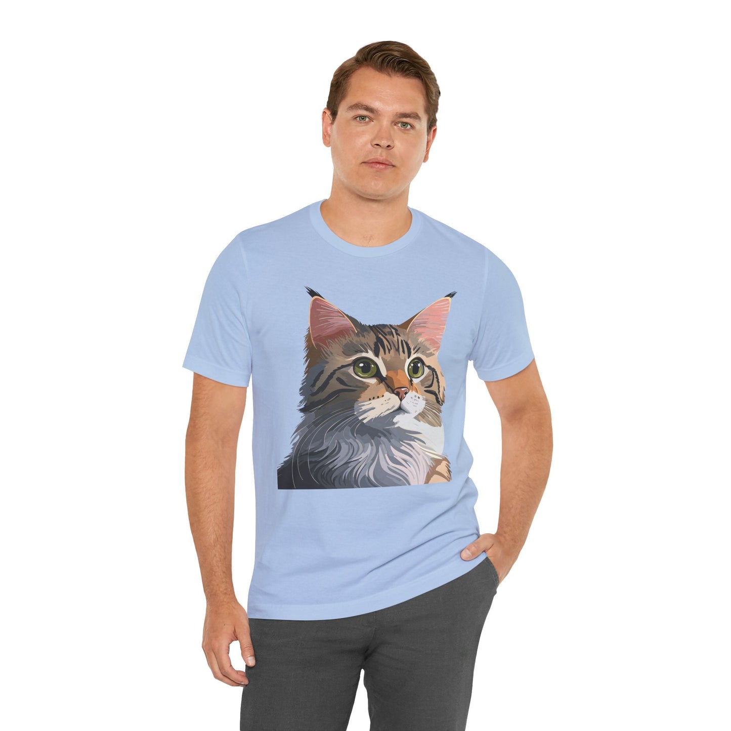 Unisex Animal Shirt Art Design Tee With Wild Animals Short Sleeve Comfort Wear Everyday