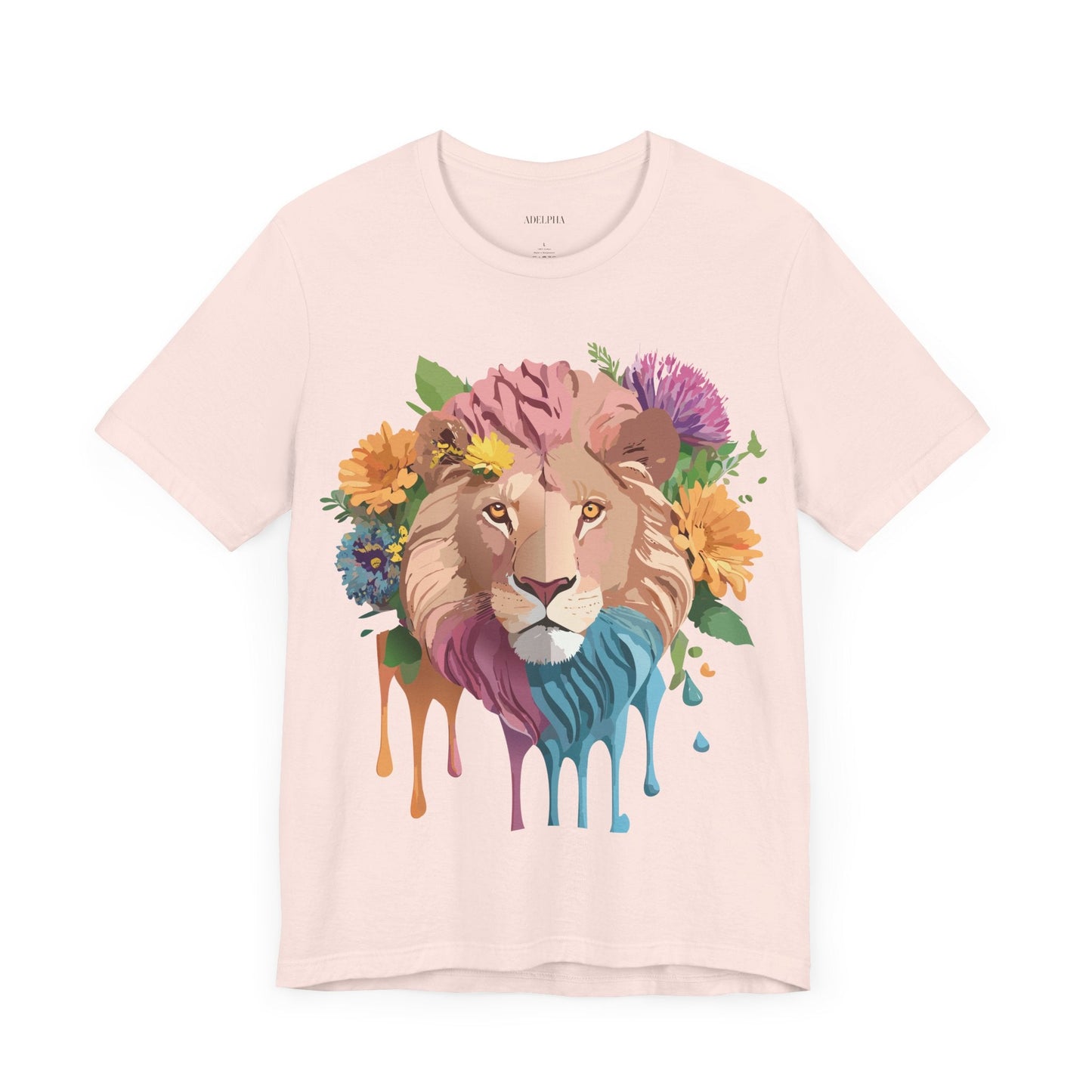 Lion Graphic Tee Unisex Jersey Short Sleeve Art Design Premium Vintage Inspired By Adelpha