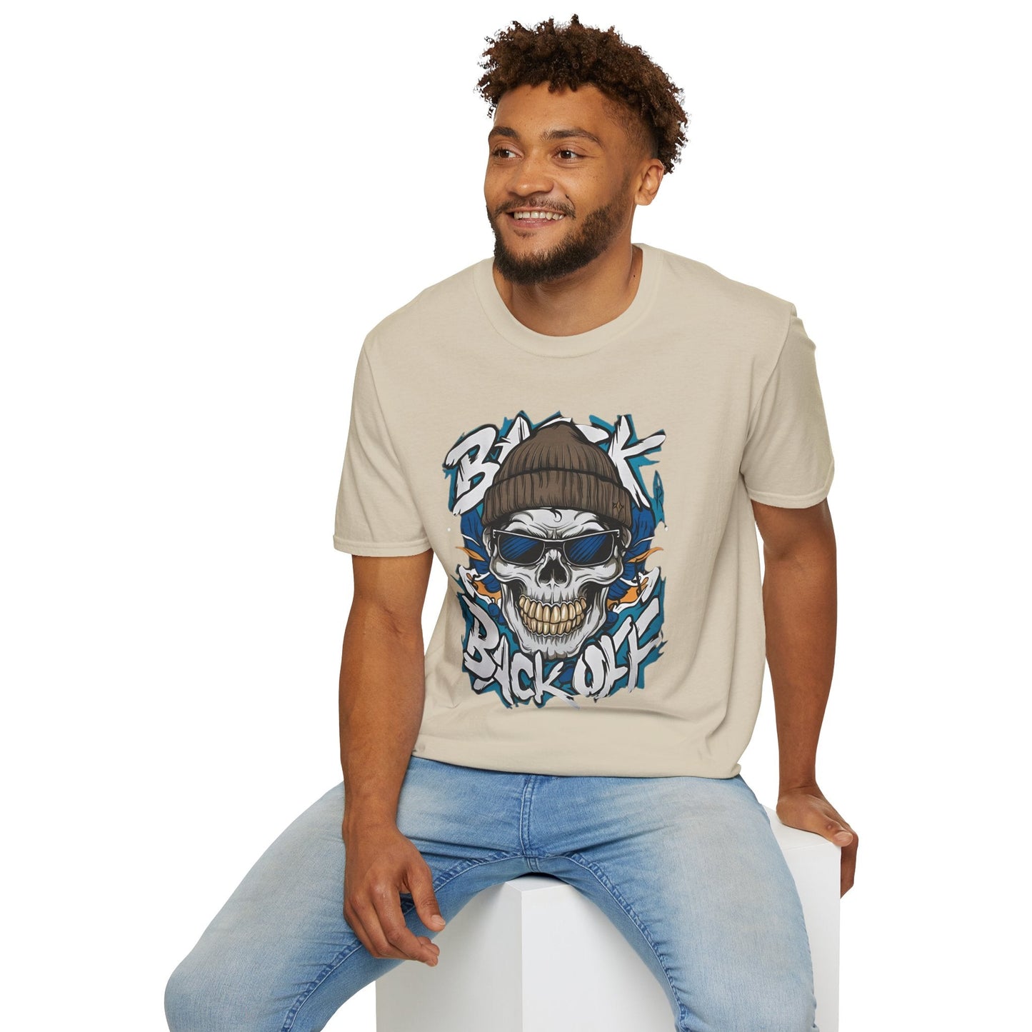 Gildan Softstyle Skull Tee Shirt Unisex Skeleton Design 100 Percent Cotton Graphic Tee