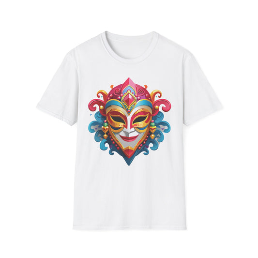 Mask Masquerade Carnival Graphic Tee Gildan Unisex 100 Cotton Tee Shirt m26