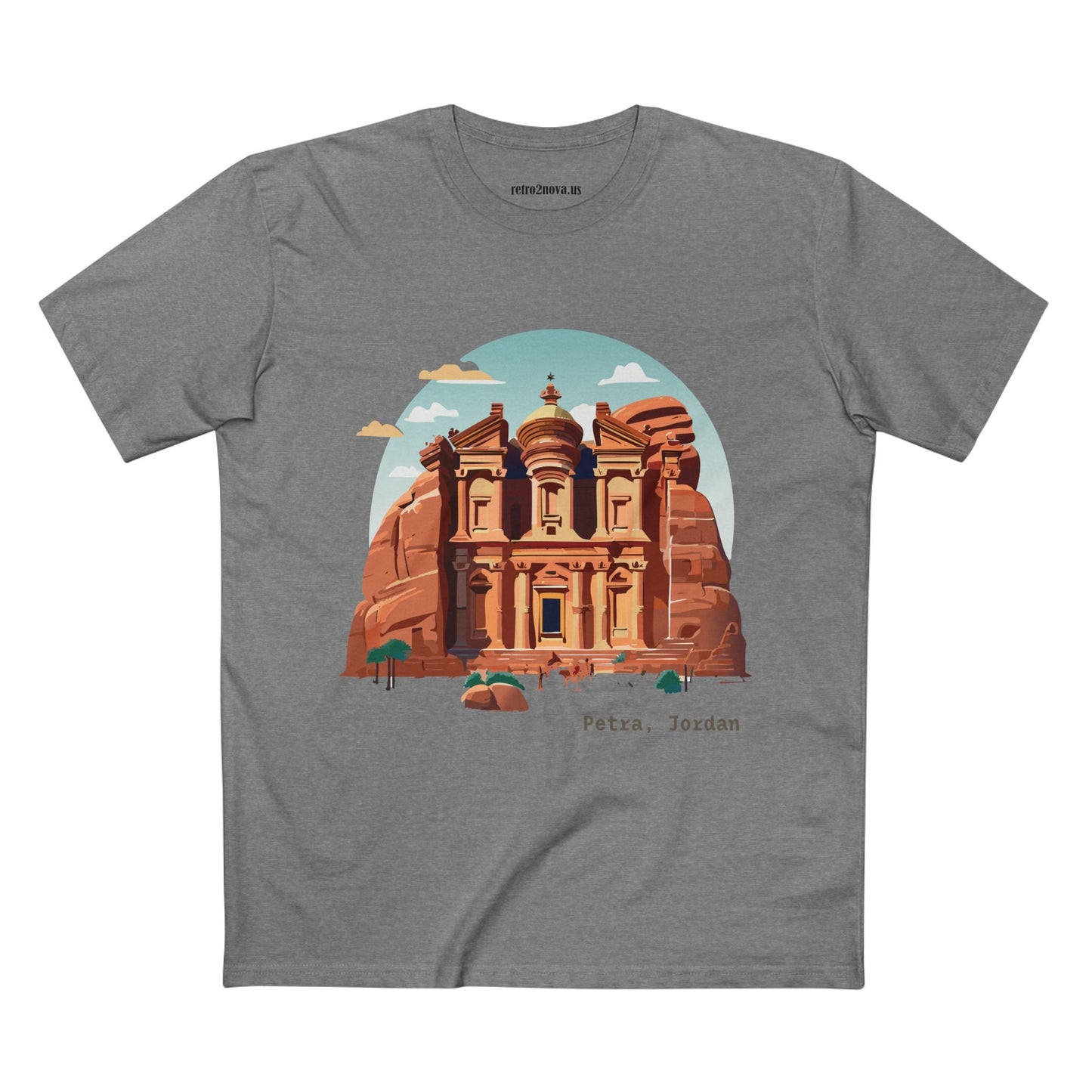 Petra Travel Shirt Unisex Premium Cotton Tee With Original Art Design For Tourists TT22