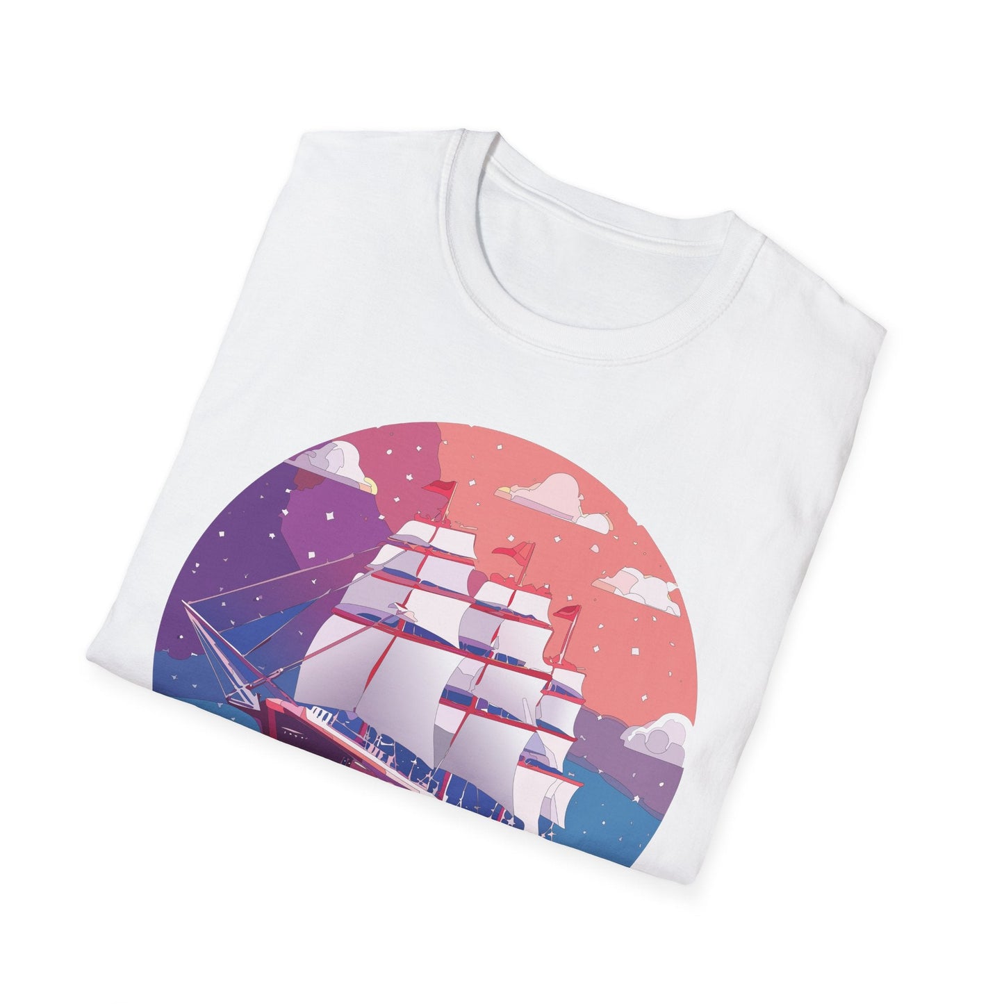 Unisex Gildan Softstyle 64000 T Shirt Ship Frigate Vessel Tee For Maritime Enthusiasts