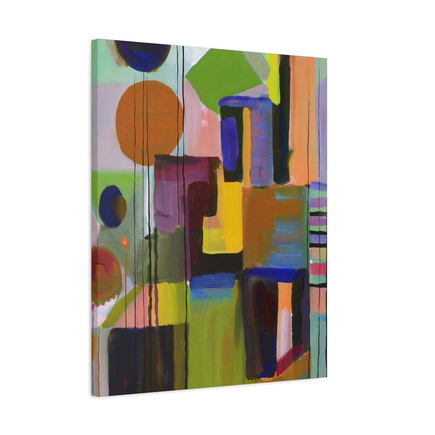 Abstract Painting Print Canvas 20x24,20x30,24x30, 24x32,24x36,30x40, 32x48,36x48,40x60 Pine-Wood Inner Frame ABS-3