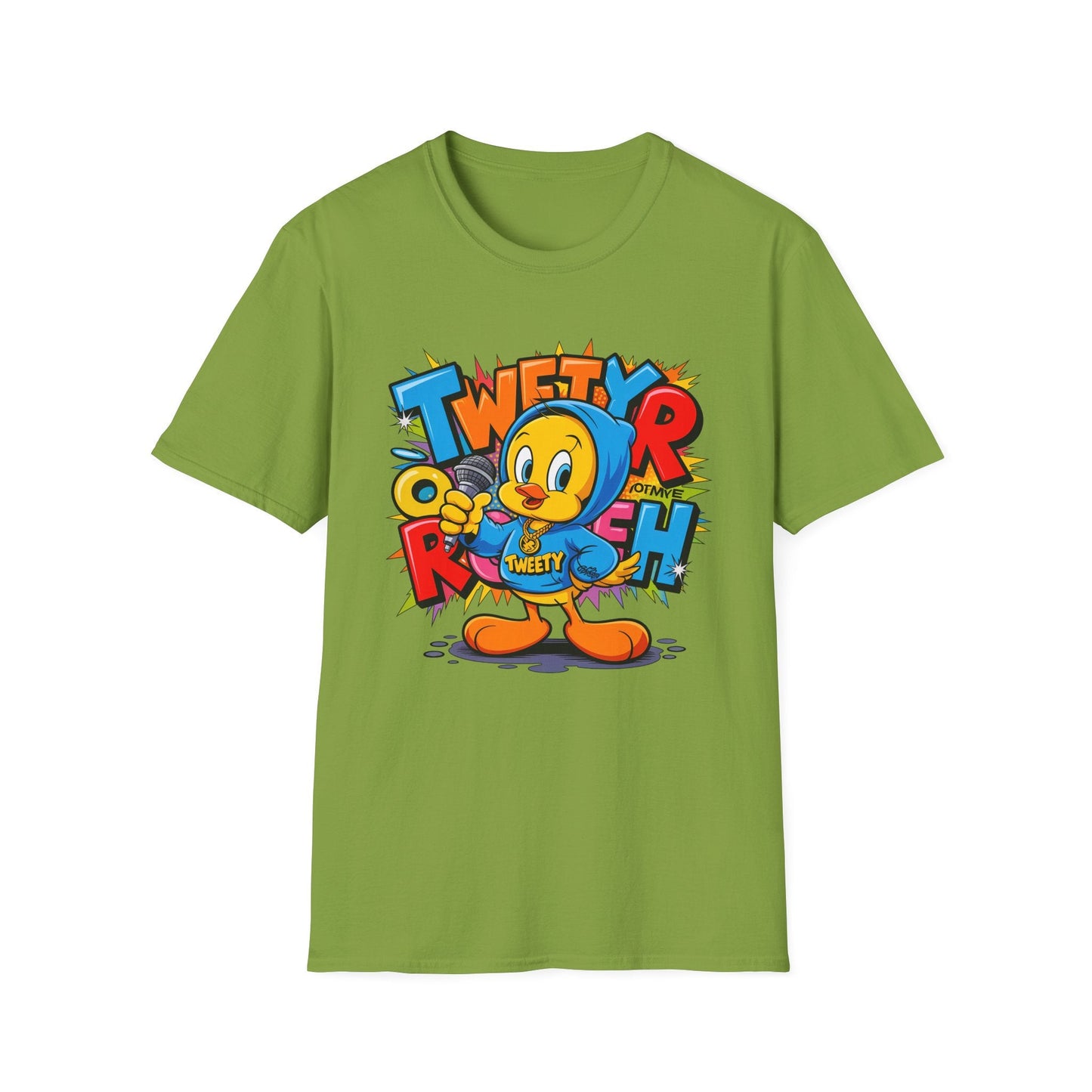 Cartoon T Shirt With Animation Funny Animals Tee Unisex Gildan Softstyle 64000 Pro