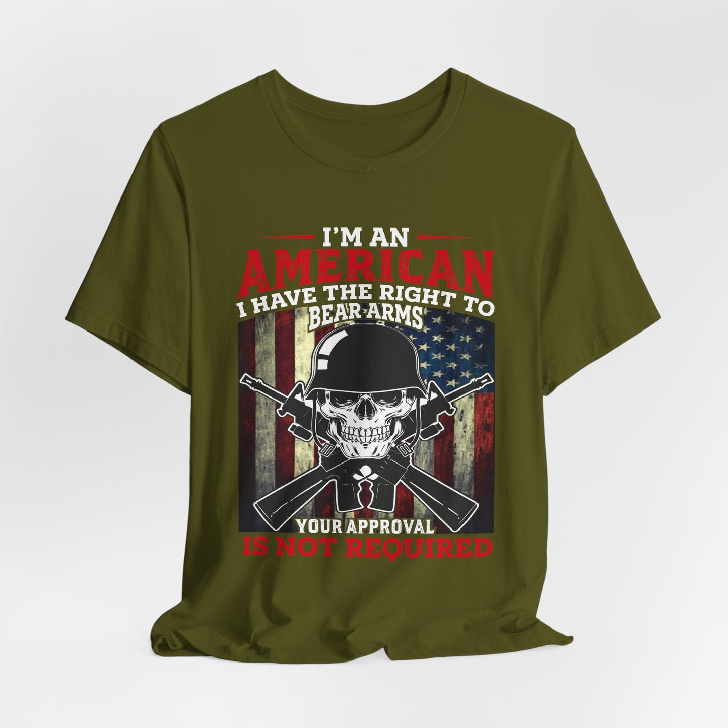 Army Veteran Patriotic Graphic Design Unisex Cotton T-Shirt v29