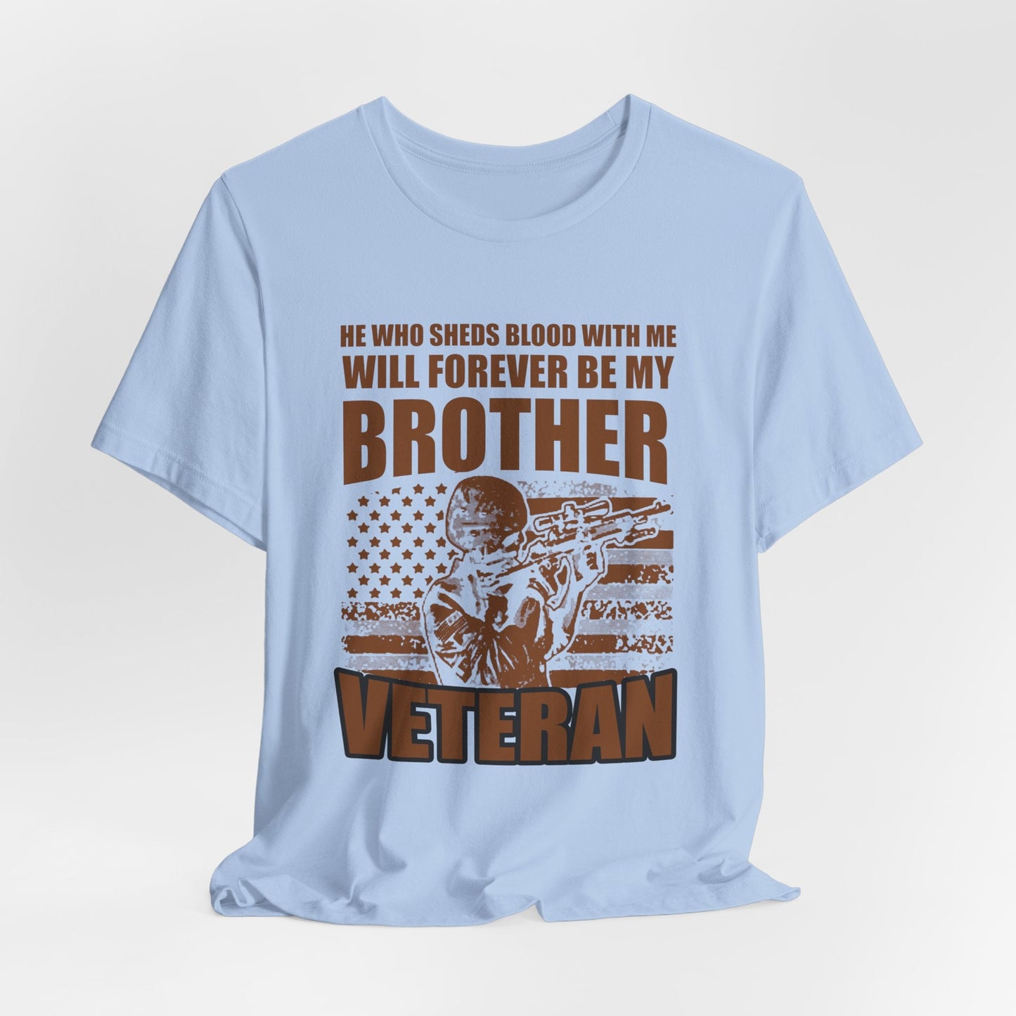 Army Veteran Patriotic Graphic Design Unisex Cotton T-Shirt v47