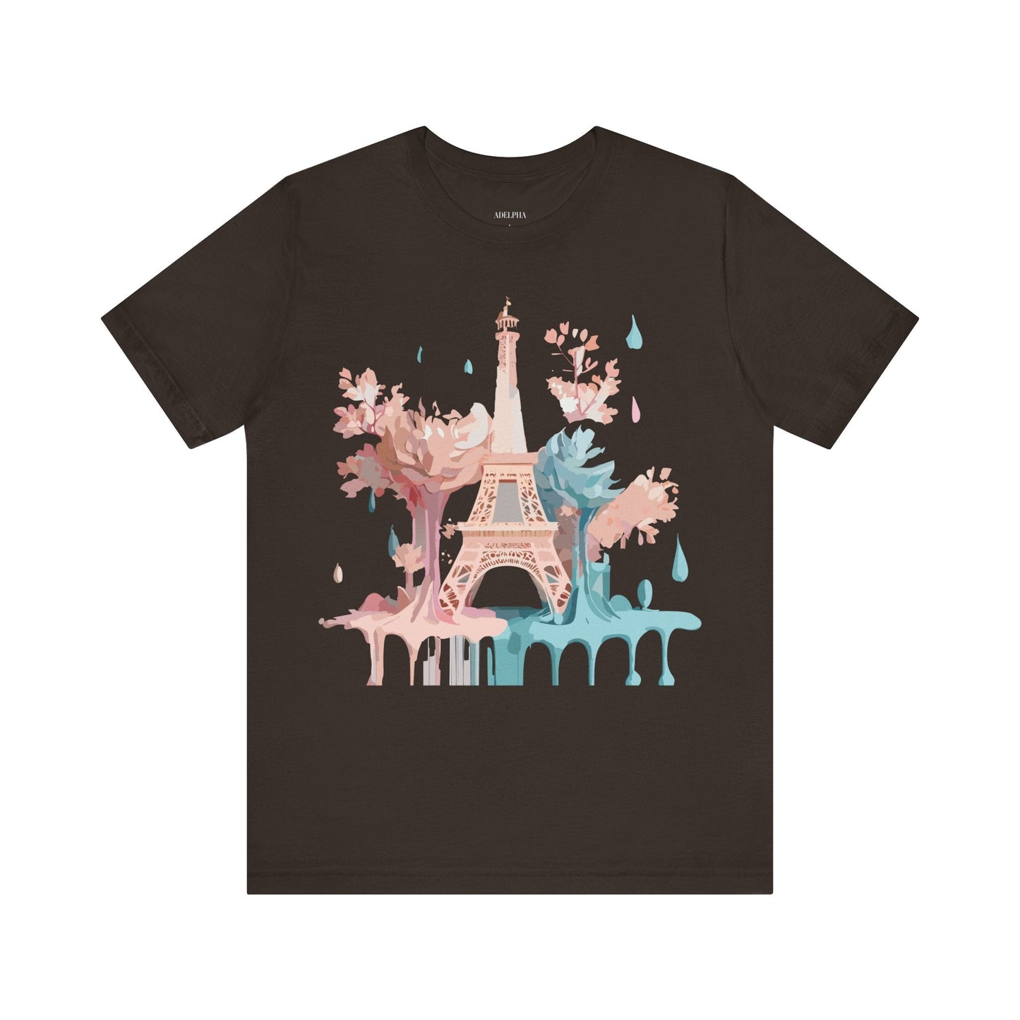 Unisex Paris Graphic Tee By Adelpha Vintage Inspired Tourist Shirt Short Sleeve Collection