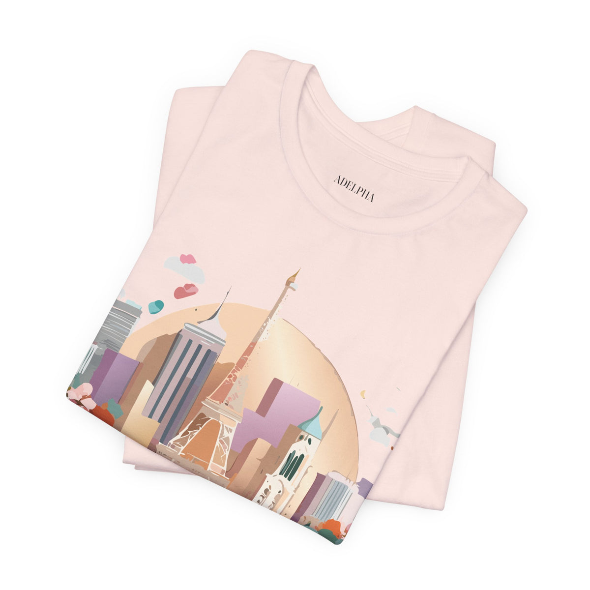 Unisex Cotton Bella+Canvas Tee with Paris