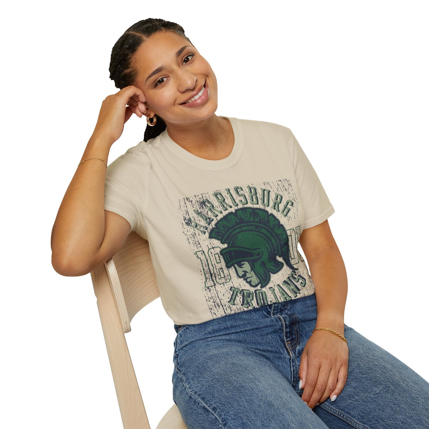 Unisex Gildan Softstyle 64000 Art Design Graphic T Shirt With Artwork Print For Everyday Wear