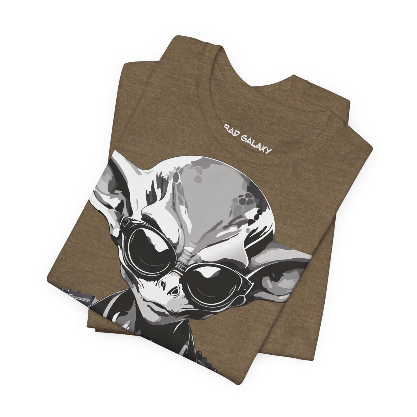 Tee Shirt With Alien From Bad Galaxy 100 Percent Cotton Made In USA Free Shipping