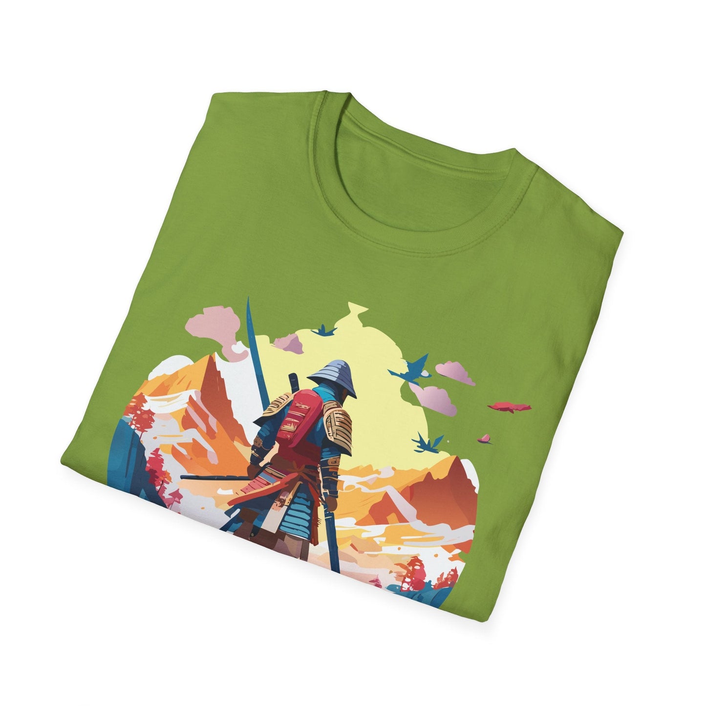 Samurai Shirt Unisex T Shirt Gildan Softstyle 64000 Cotton Tee For Everyday Comfort