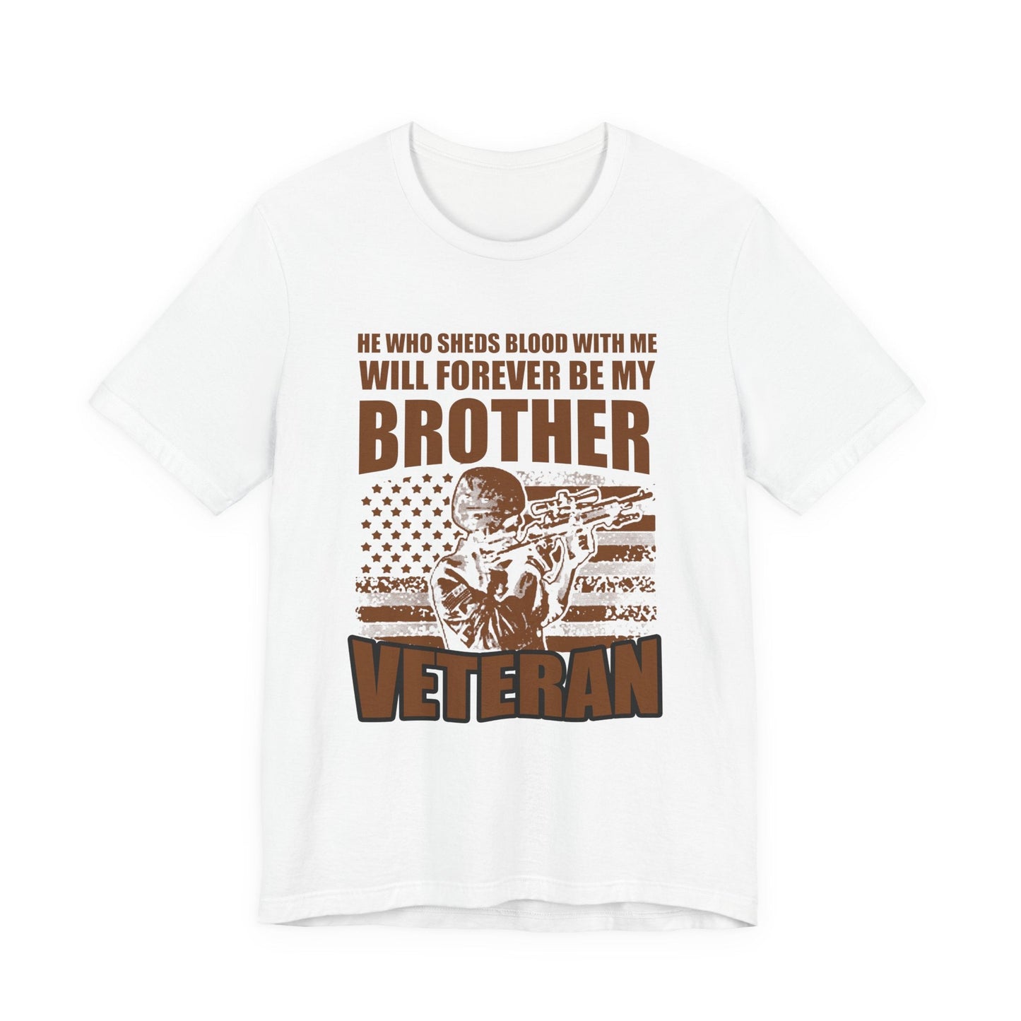 Army Veteran Patriotic Graphic Design Unisex Cotton T-Shirt v47