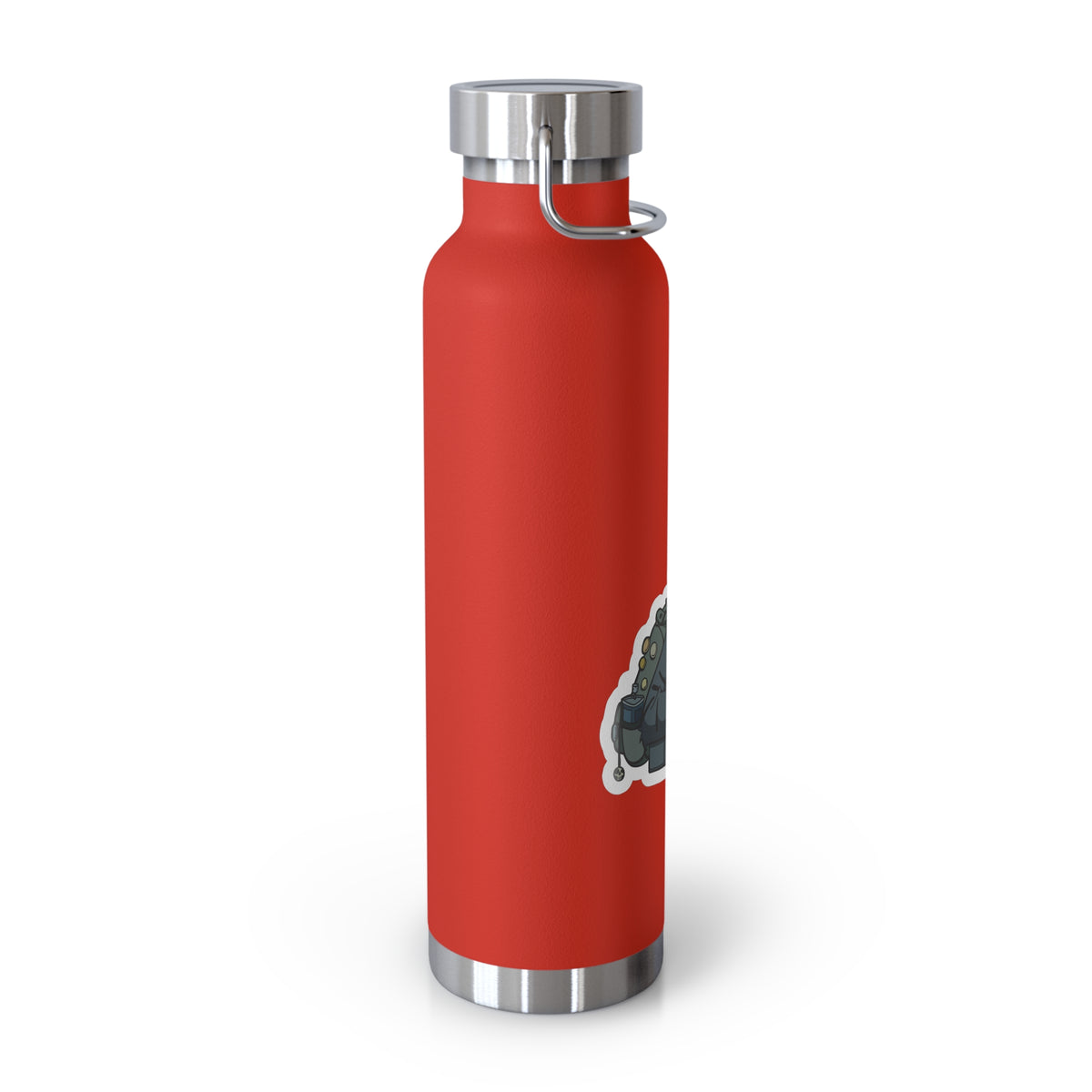 22oz Copper Insulated Water Bottle with Cartoon Design - CV67