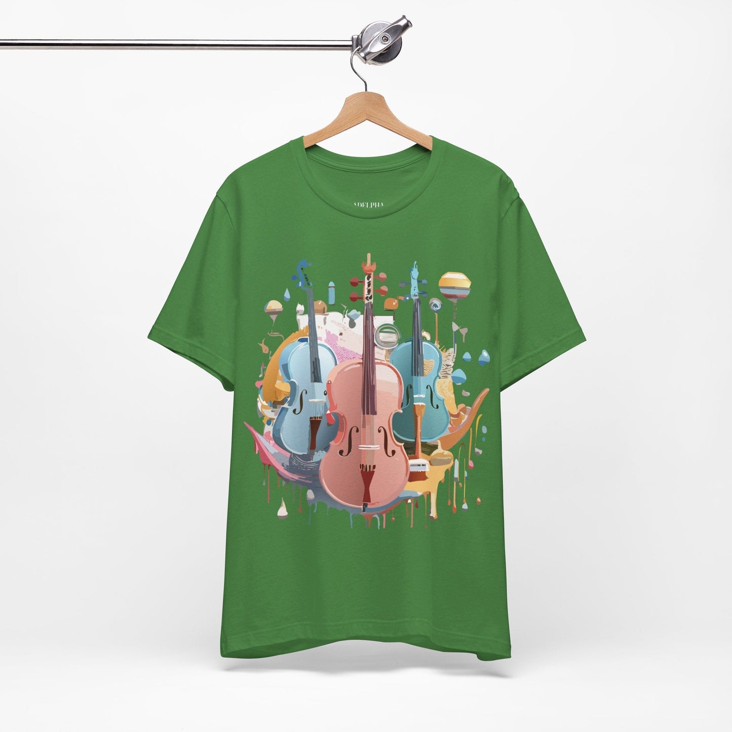 Music Graphic Tee Unisex Jersey Short Sleeve With Vintage Inspired Artwork By Adelpha